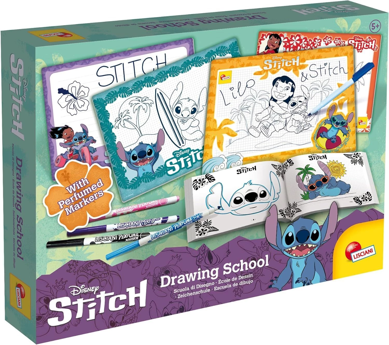STITCH SKOLA CRTANJA LISCIANI
