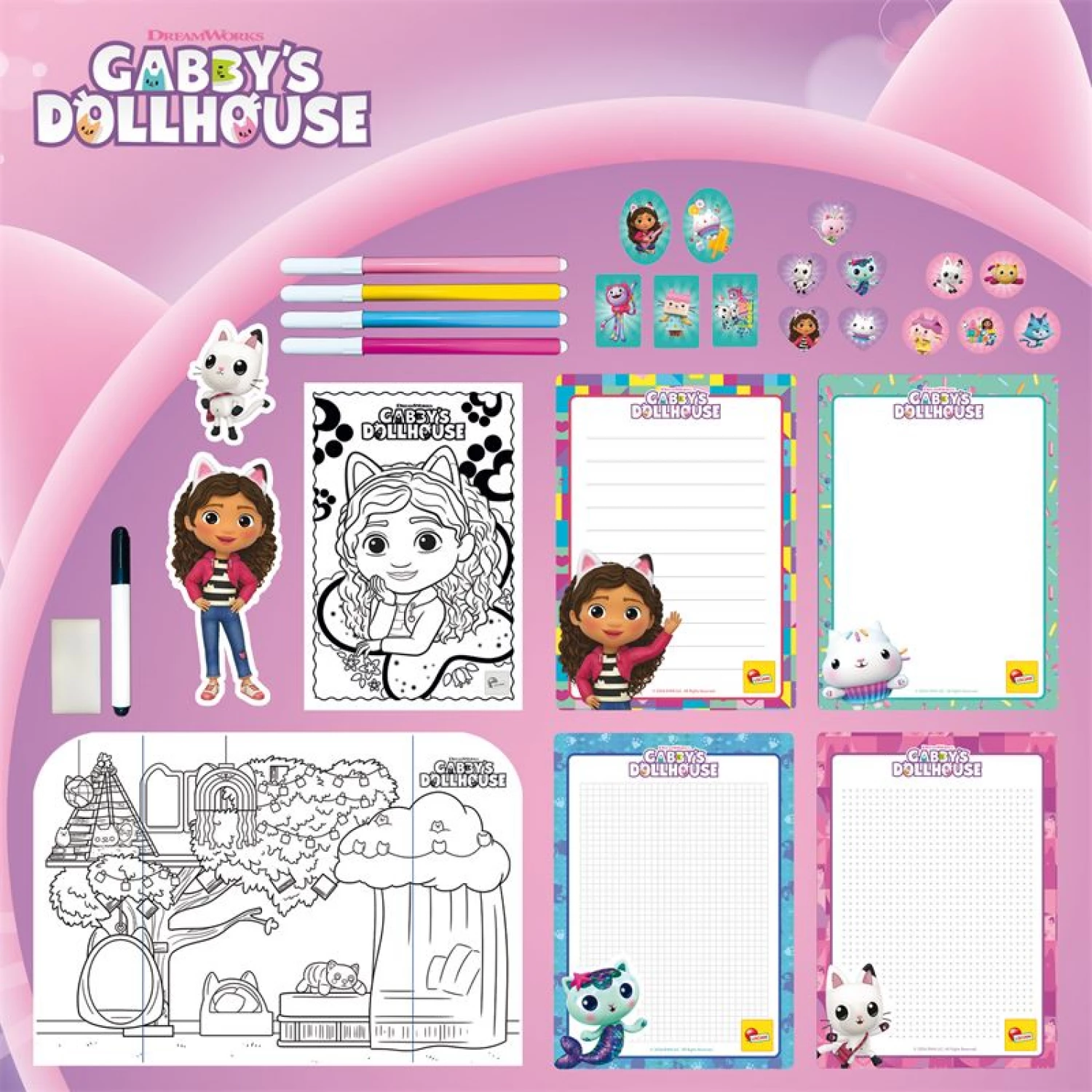 GABBYS DOLLHOUSE SKOLA BOJENJA I CRTANJA