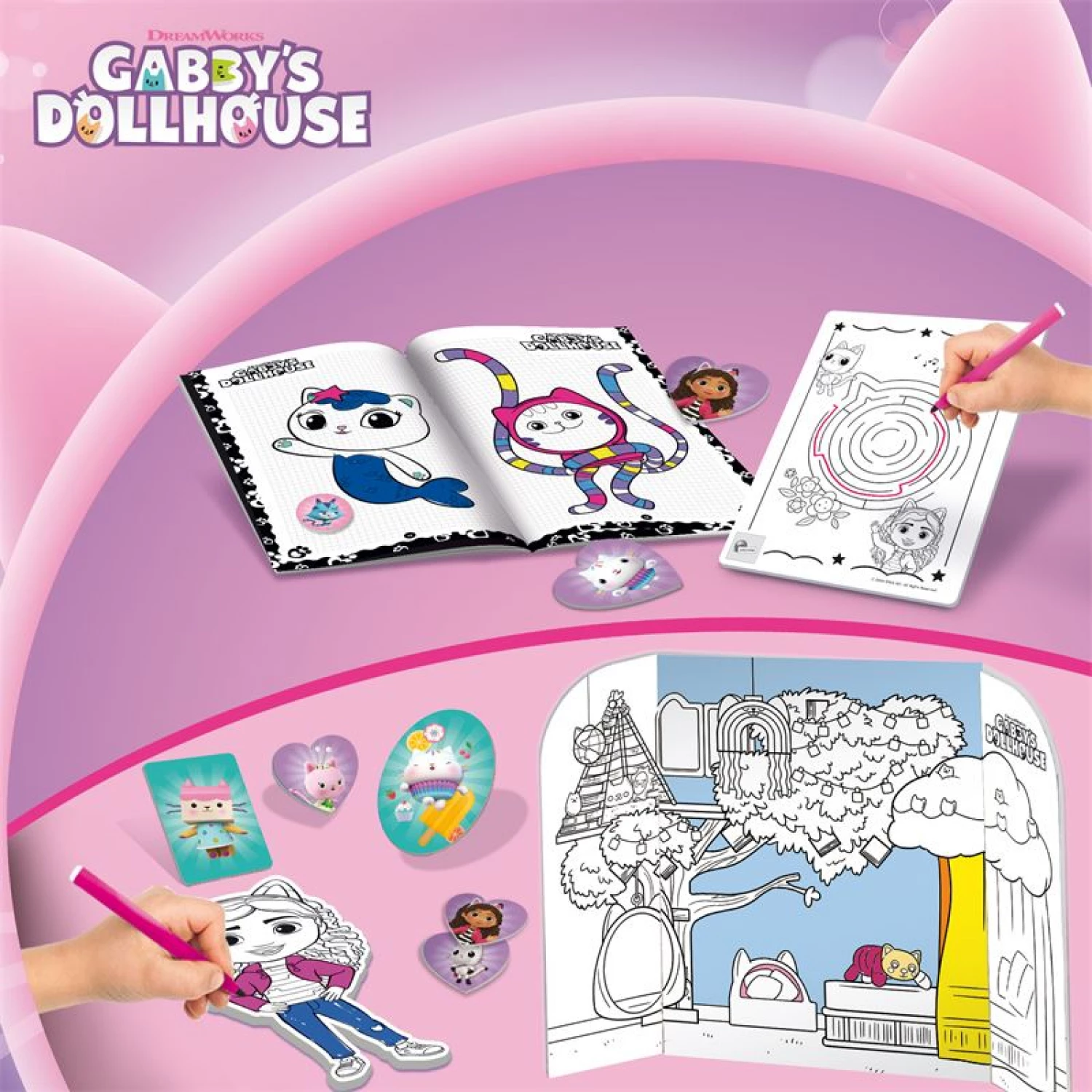 GABBYS DOLLHOUSE SKOLA BOJENJA I CRTANJA