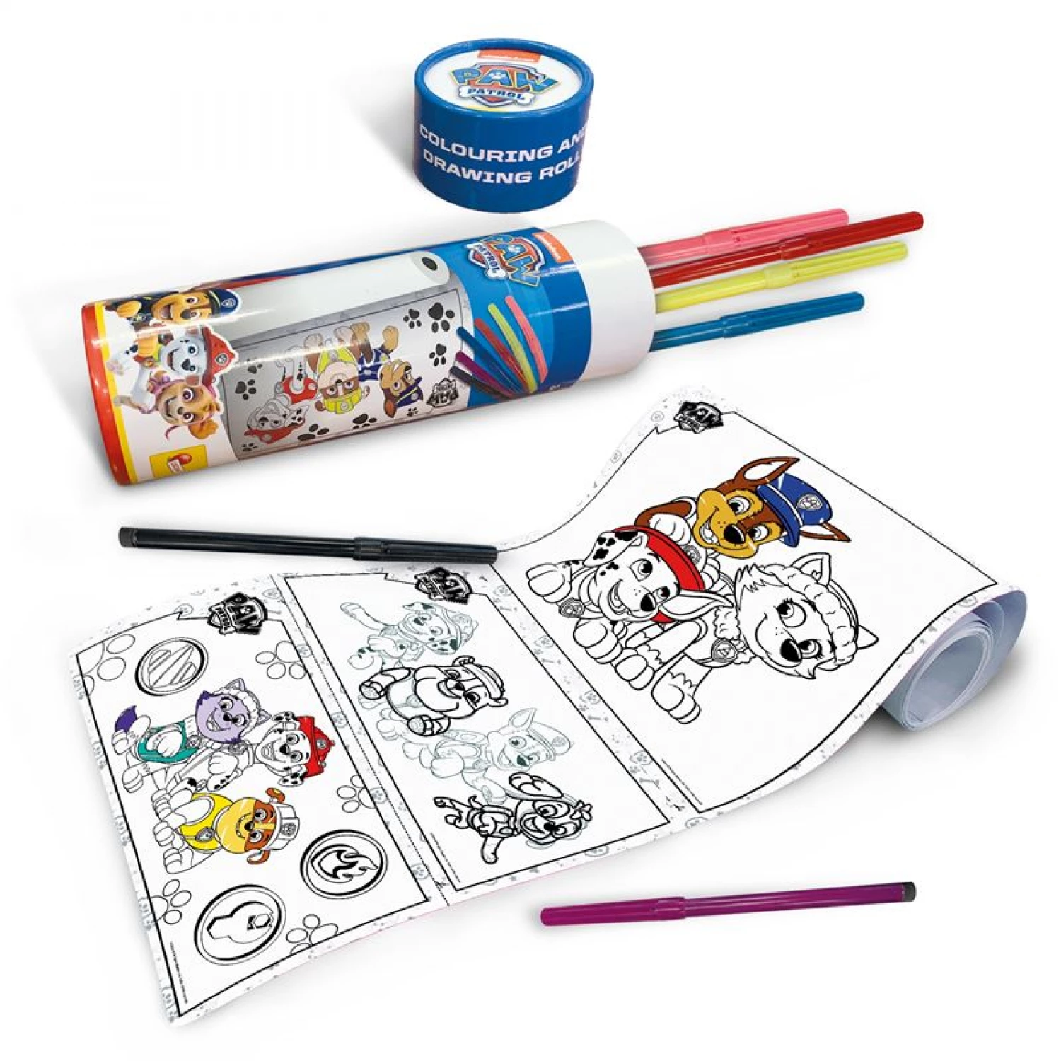 PAW PATROL SET ZA CRTANJE ROLL IN 2ASS CENA ZA 1 KOM