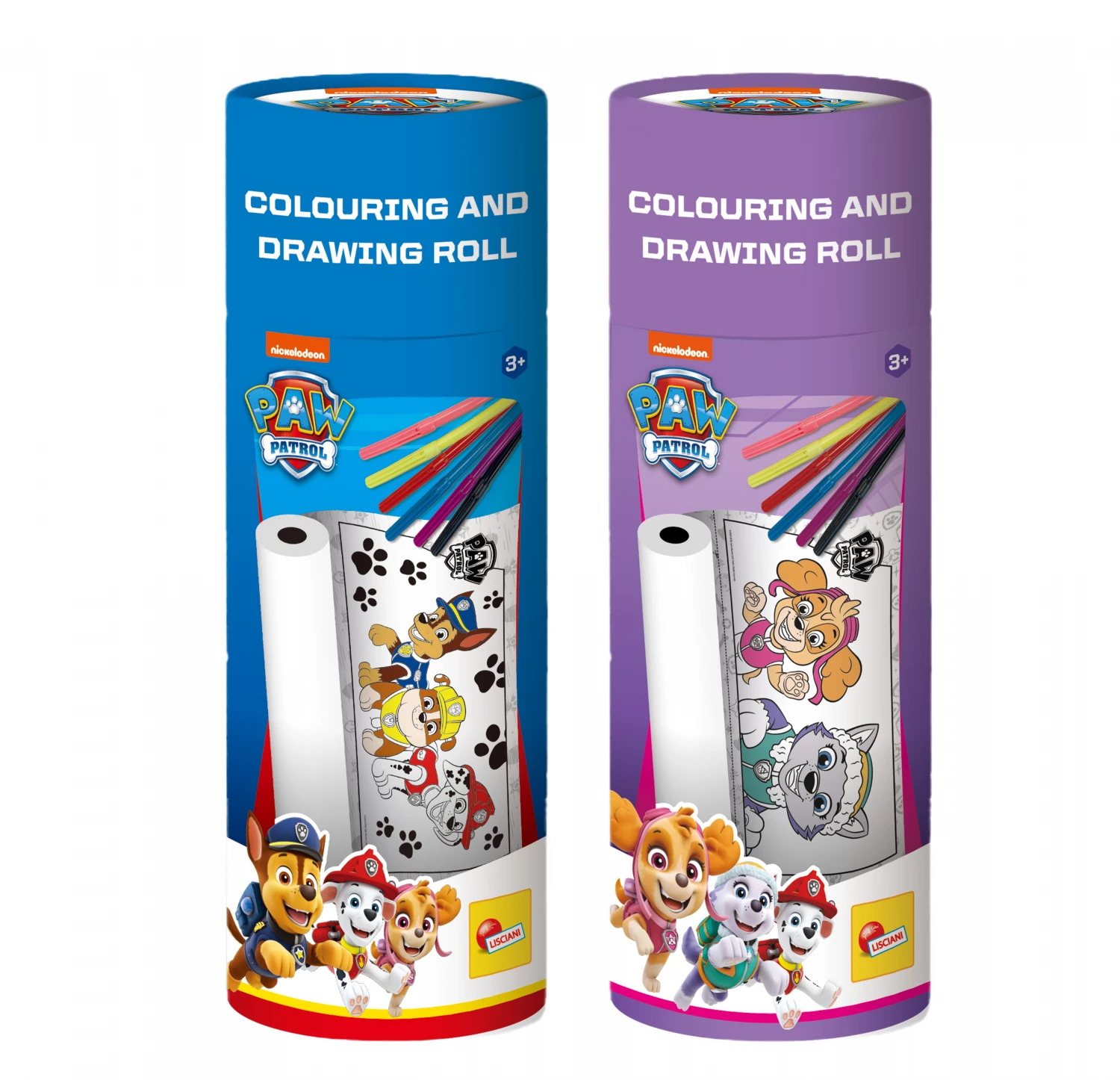 PAW PATROL SET ZA CRTANJE ROLL IN 2ASS CENA ZA 1 KOM
