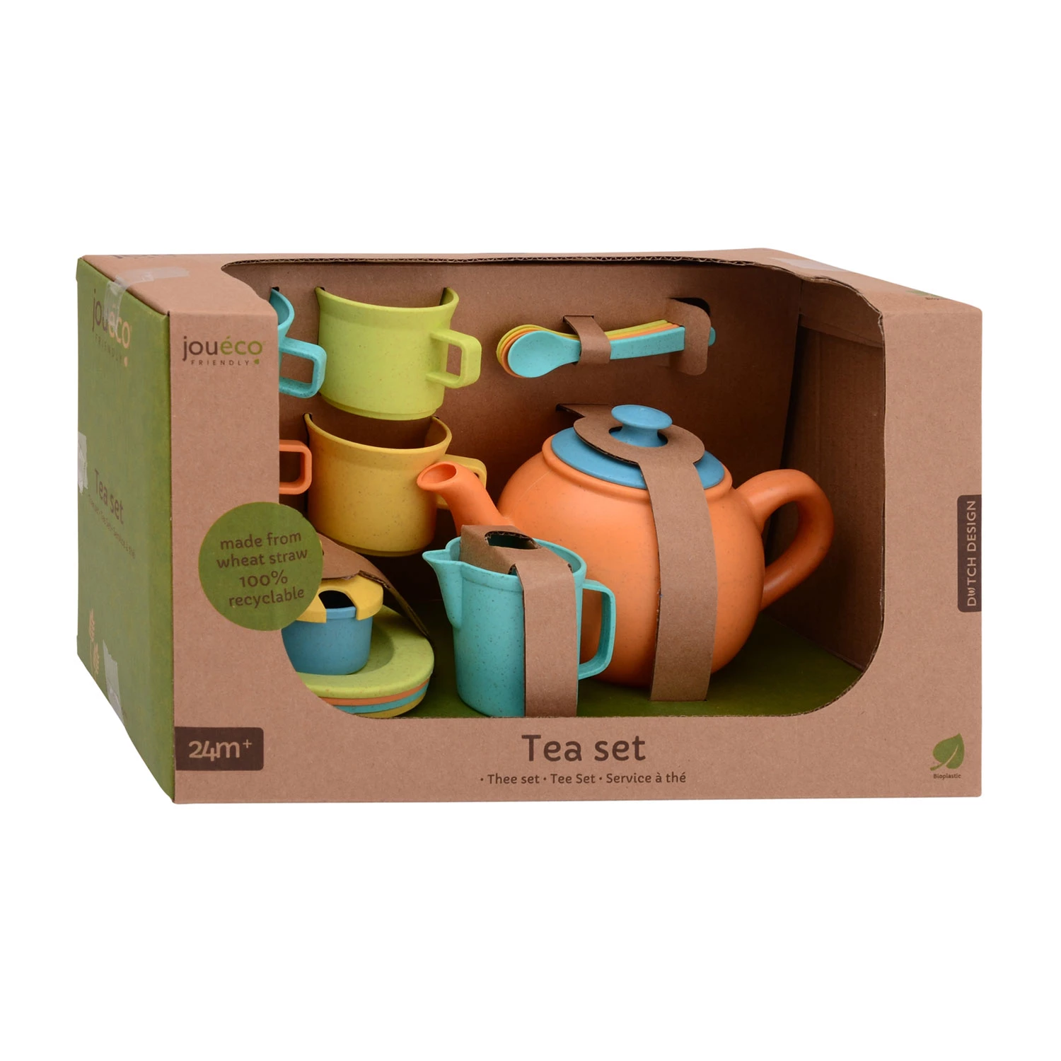 JOUECO SET ZA CAJ BIOPLASTIC
