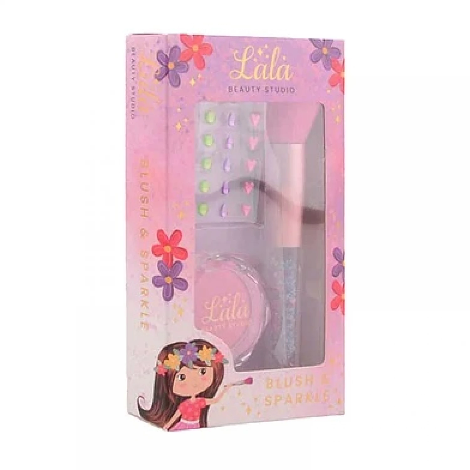 La La Blush and brush set sa stikerima 2 ass 27731