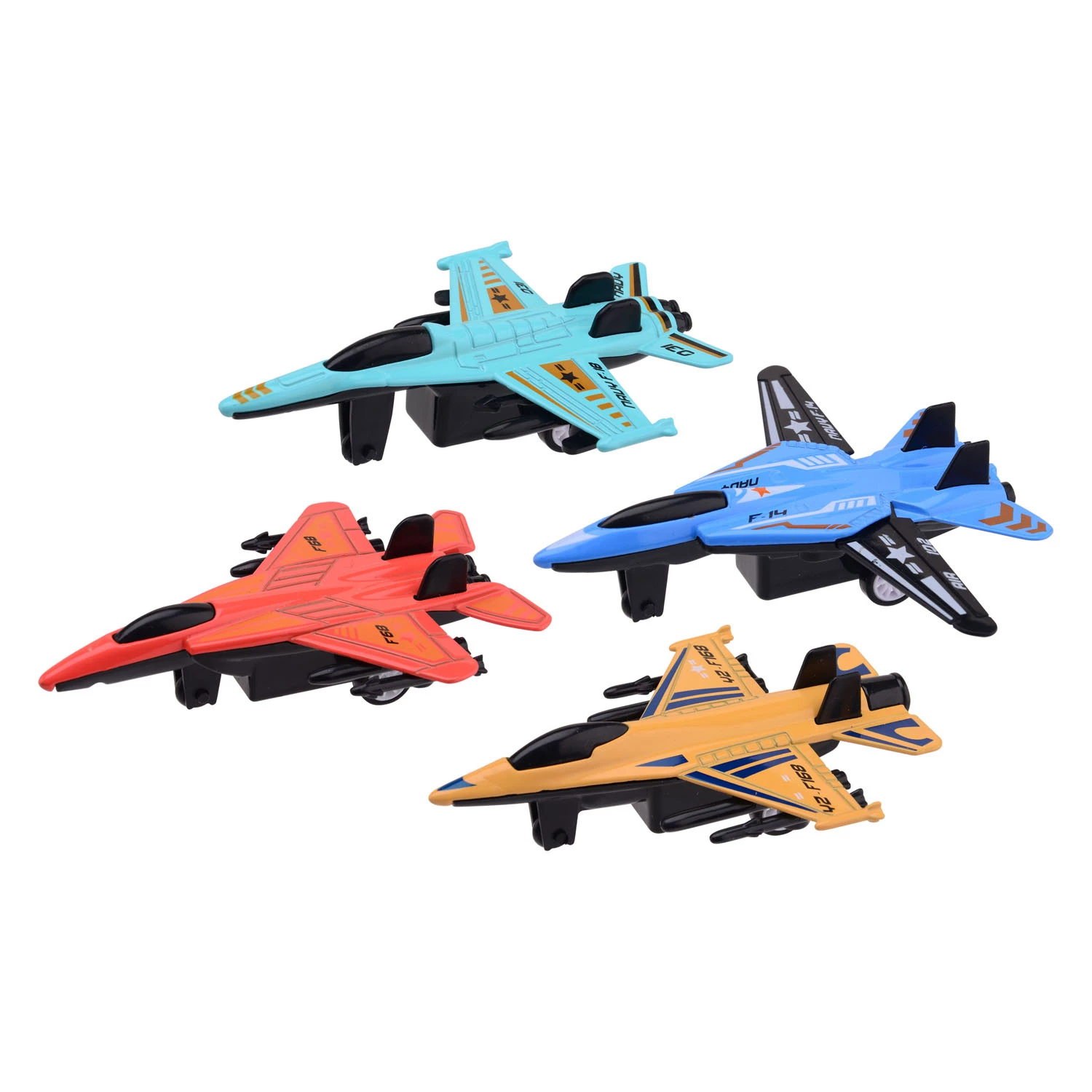 ACTION FIGHTERS AVION 4PCS SA FUNKCIJOM
