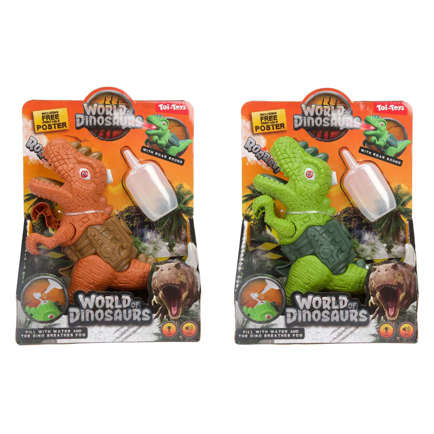 WORLD OF DINOSAURS DINO PISTOLJ PRSKALICA 1 KOM