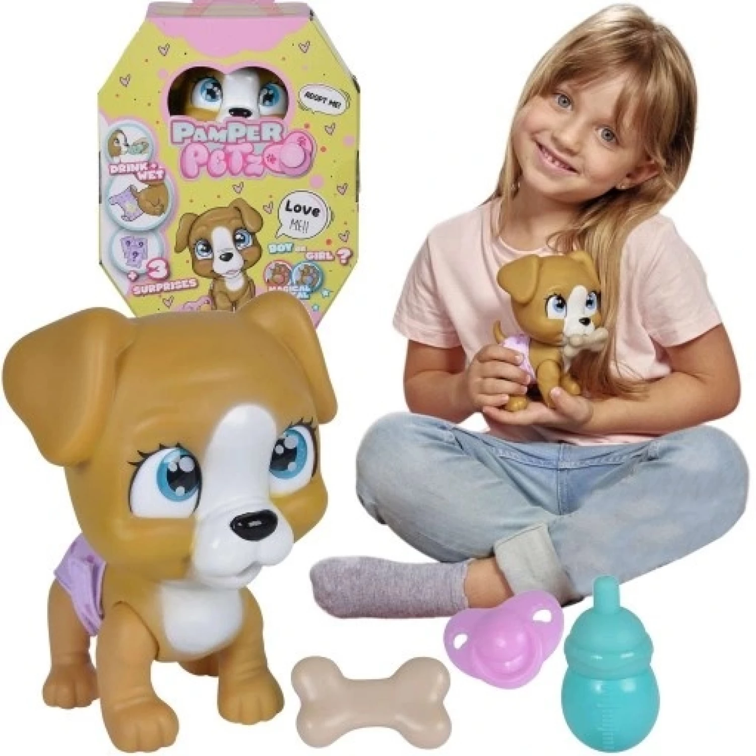 SIMBA PAMPER PETZ DOG FIGURA 18X22CM