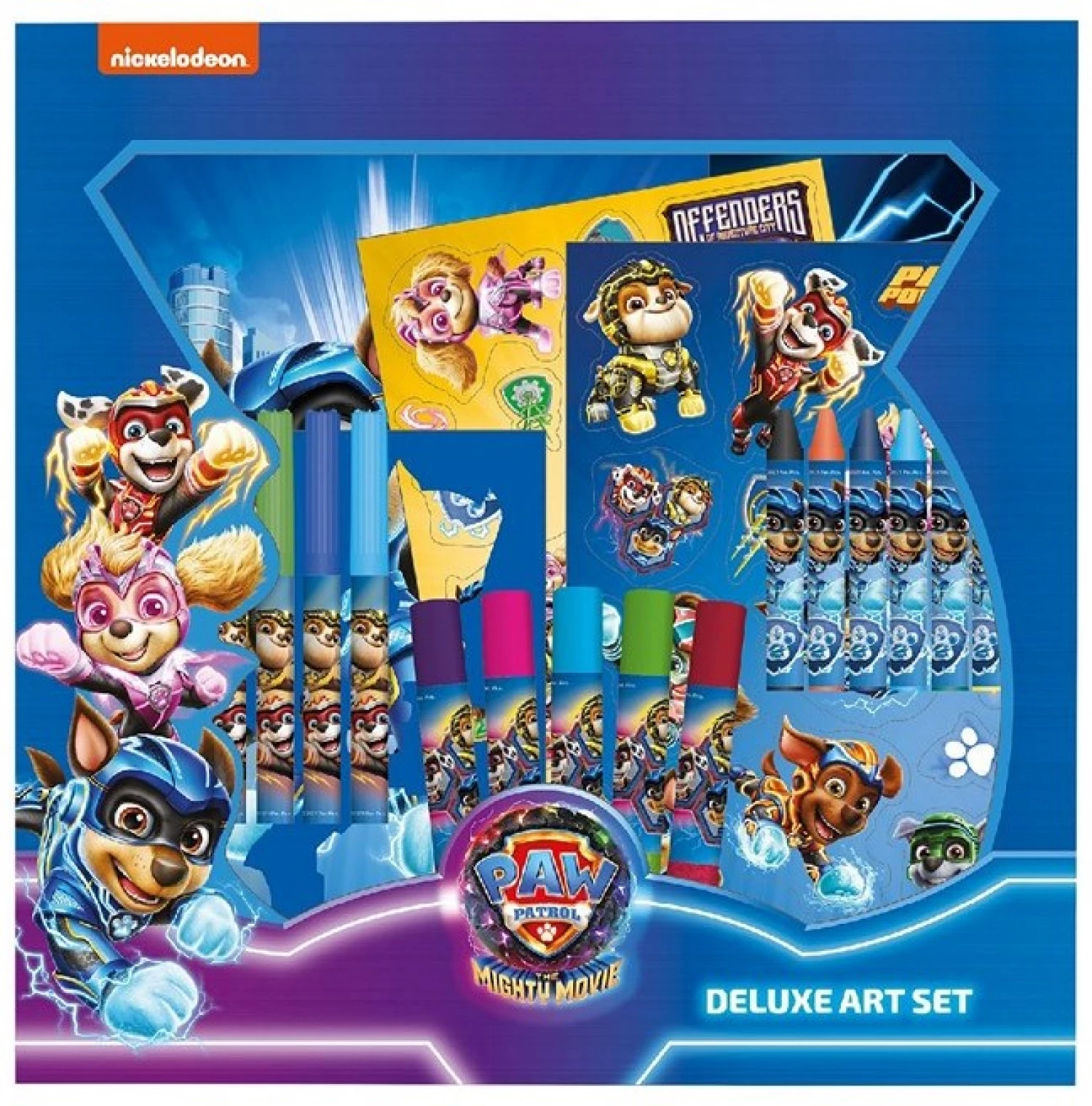 PAW PATROL THE MIGHTY MOVIE DELUXE ART SET