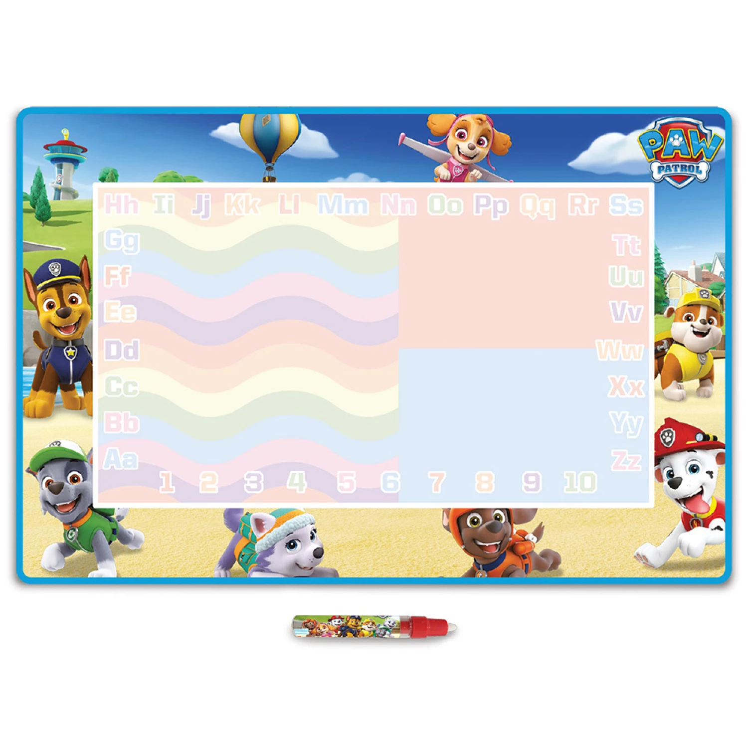 PAW PATROL AQUA PLAYMAT PODLOGA ZA CRTANJE
