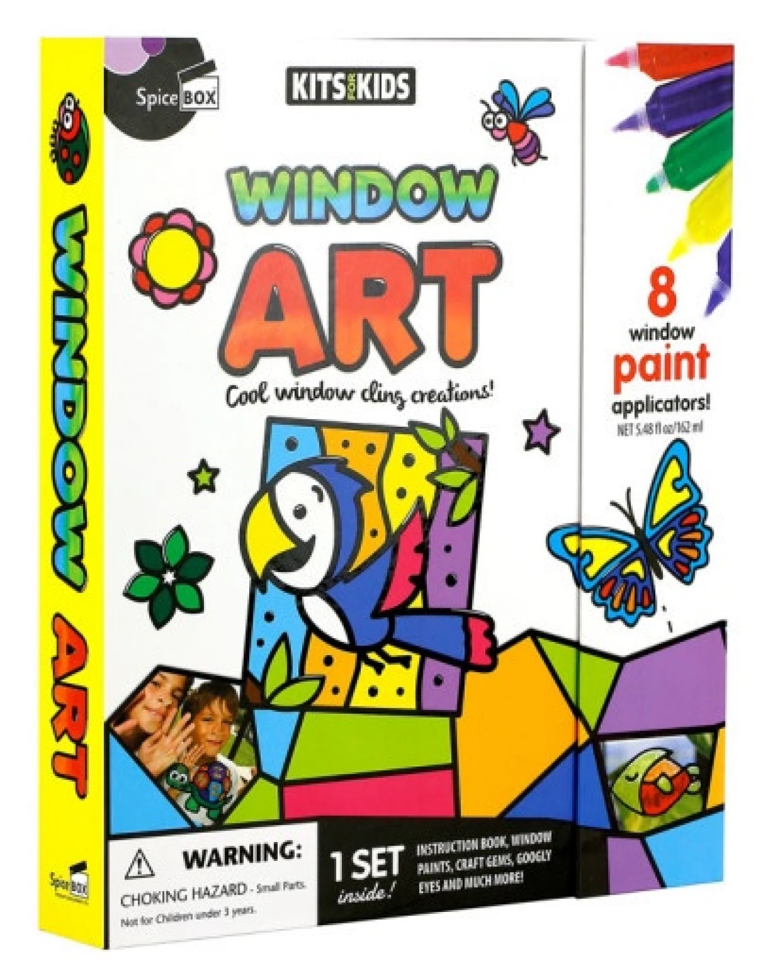 CREATIVITY KITS4 KIDS WINDOW ART  SET