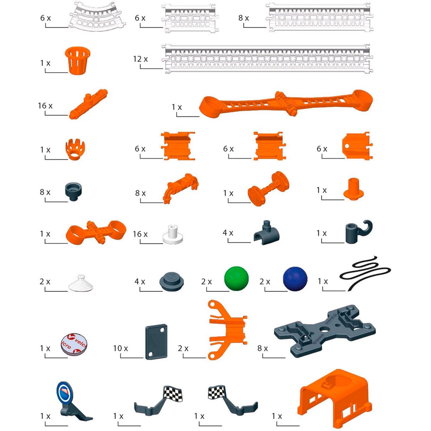 CLEMENTONI ACTION & REACTION DELUXE SET 120PCS