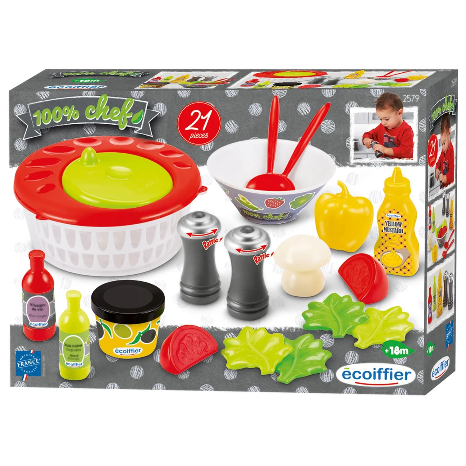 ECOIFFIER SET NAPRAVI SALATU 21PCS