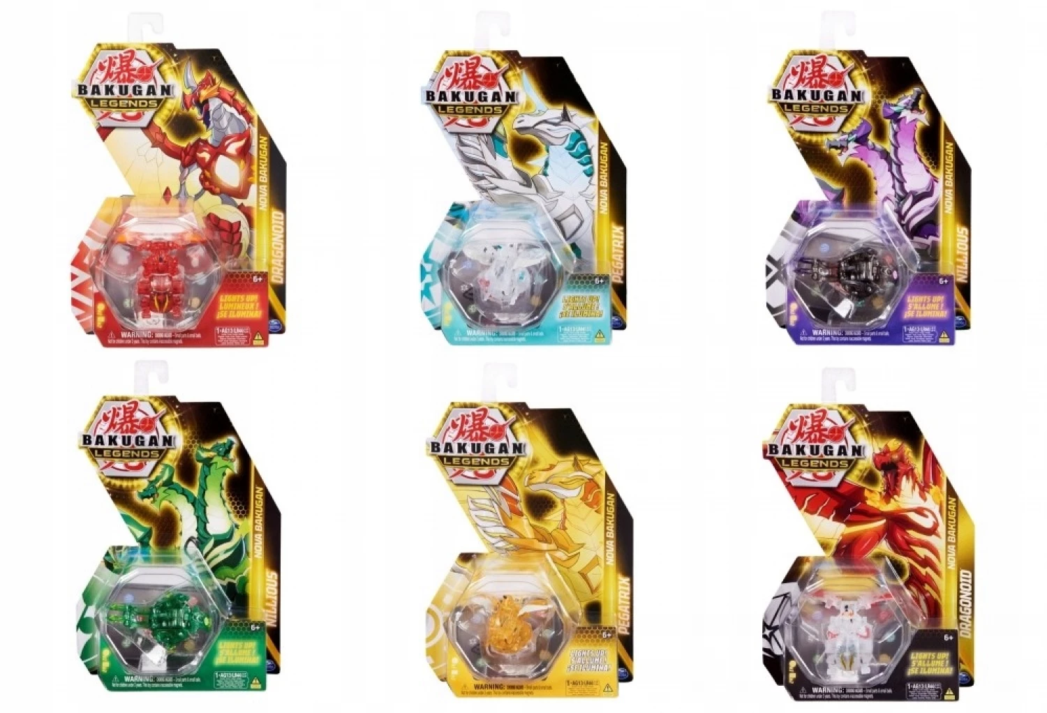 BAKUGAN LEGENDS NOVA BAKUGAN RED DRAGONOID