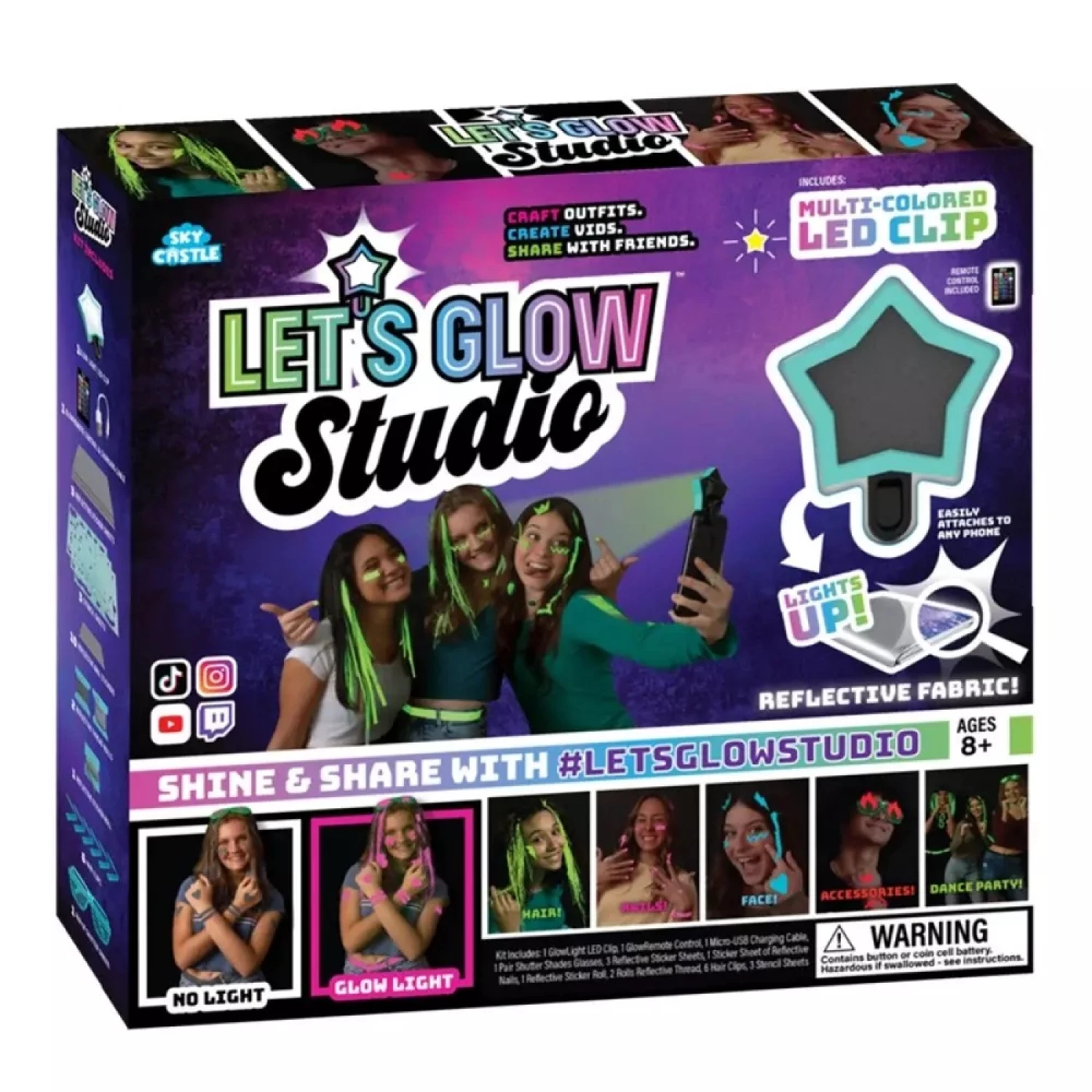 LETSGLOW SET STUDIO SELFIE