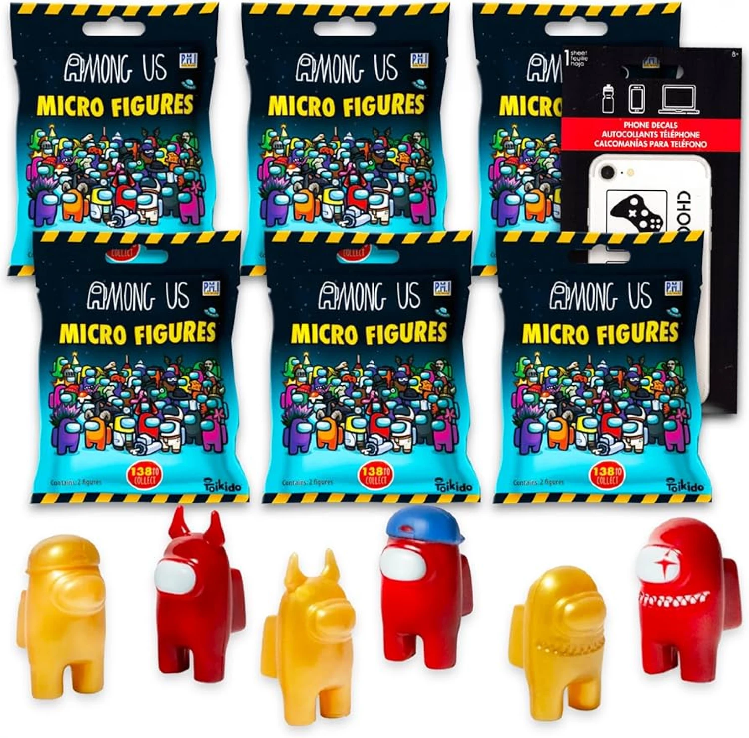 AMONG US MICRO FIGURE U KESICI 3PCS ASS CENA ZA 1 KOM