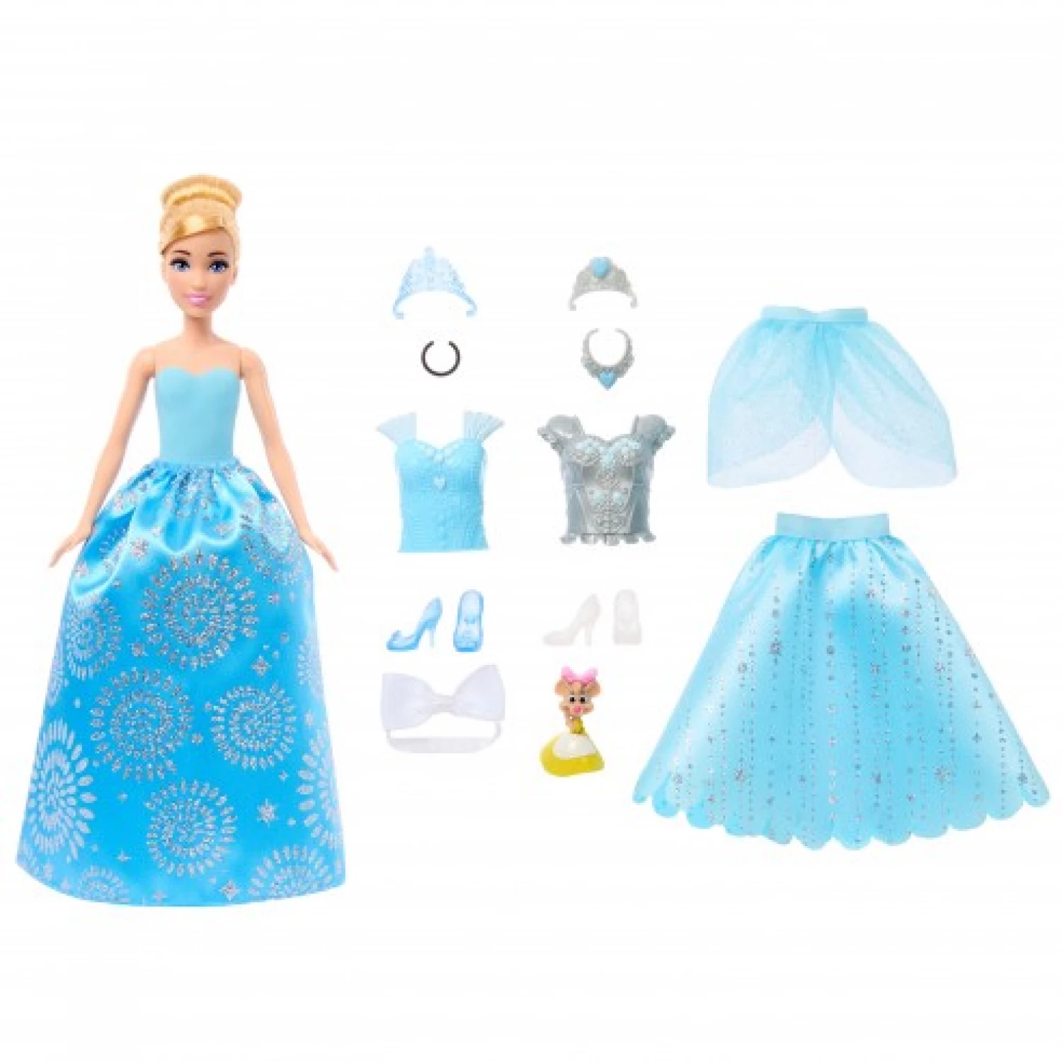 DISNEY PRINCESS FASHION REVEAL LUTKA CINDERELLA