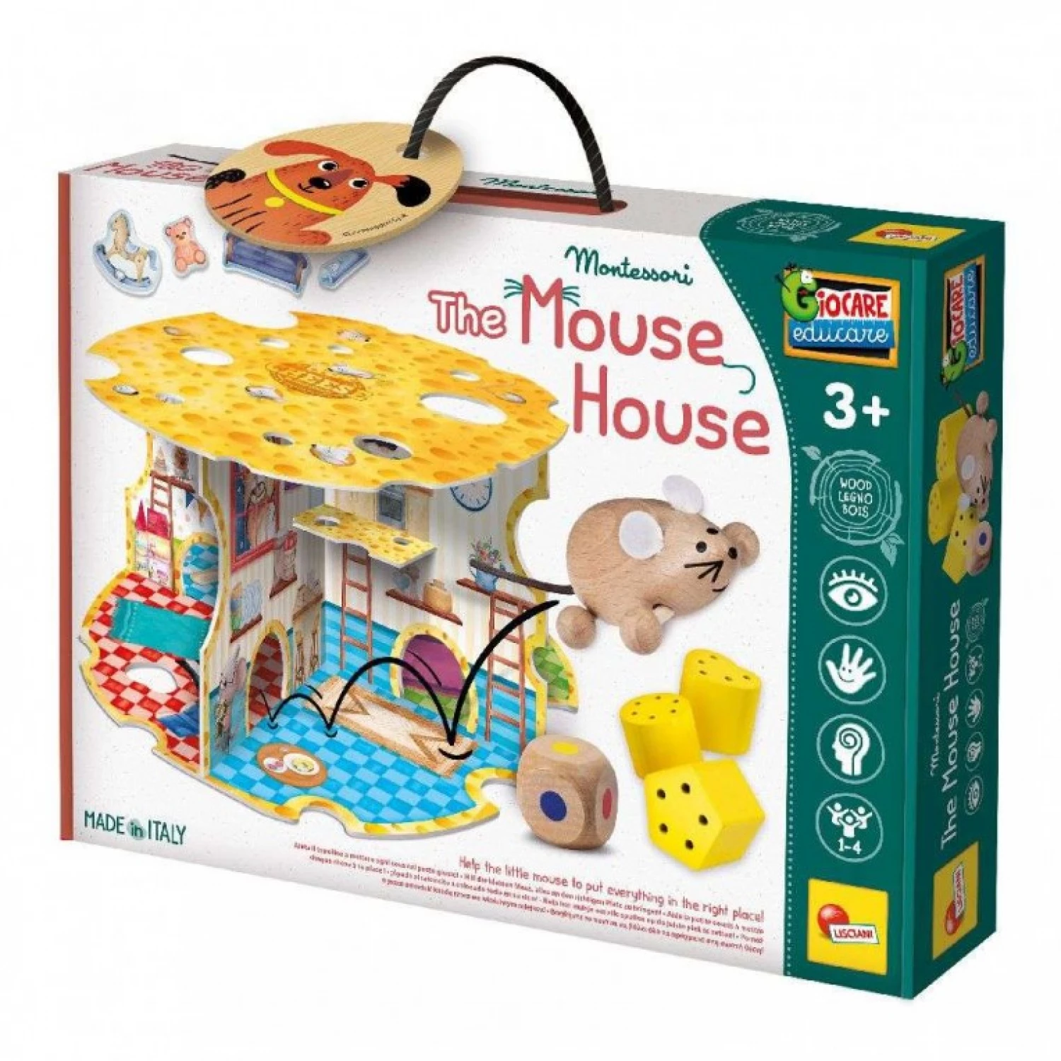 MONTESORI BABY SET WOOD THE HOUSE OF THE MOUSE