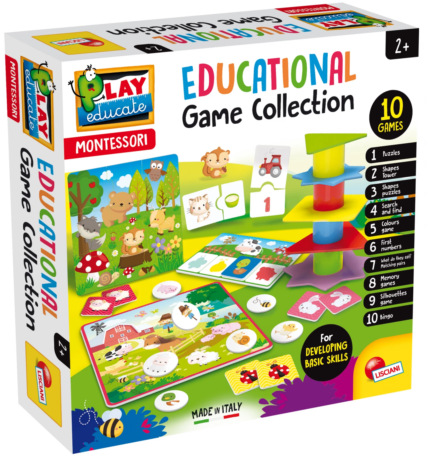 MONTESORI SET EDU GAMES LISCIANI