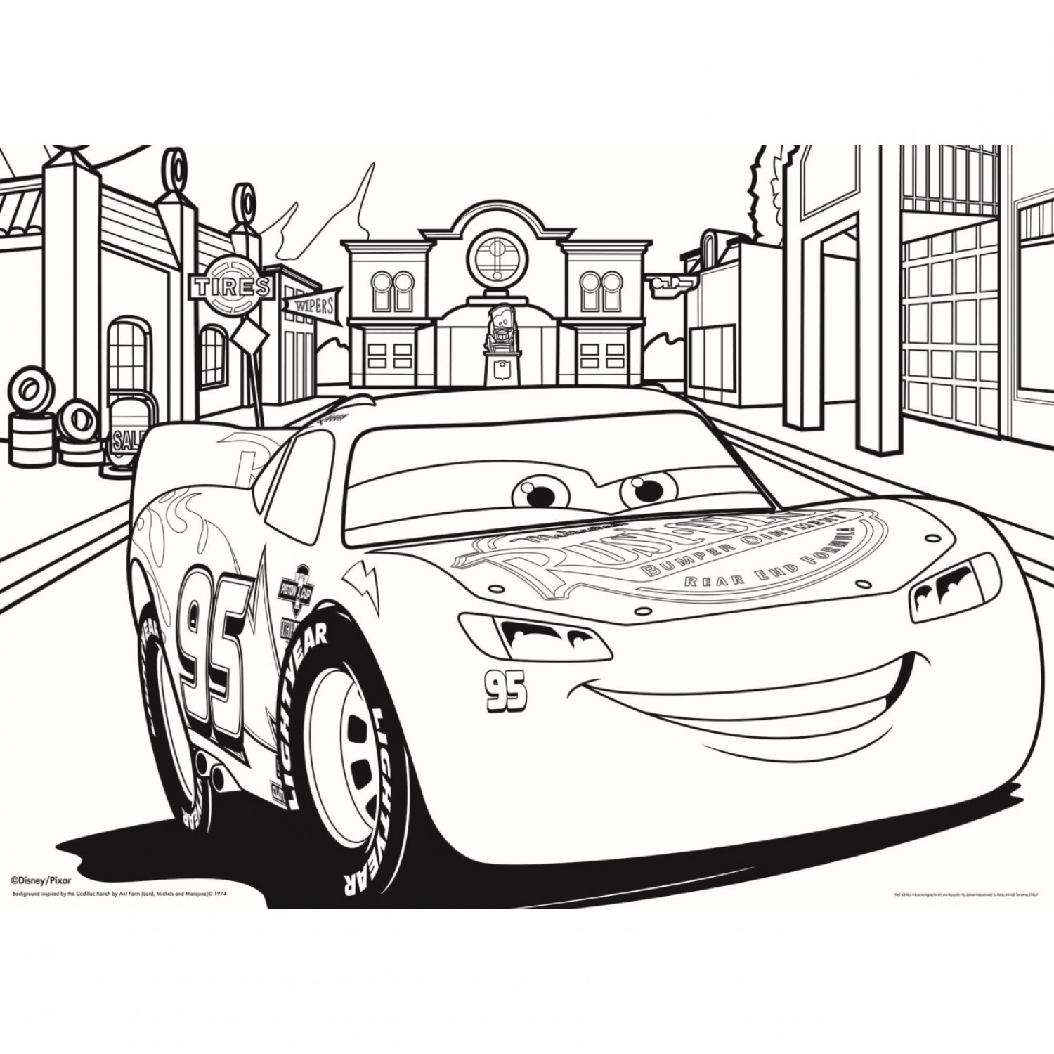 PUZZLE SLAGALICE 108 DELOVA MAXI CARS 3 RACER LISCIANI - Magična oaza
