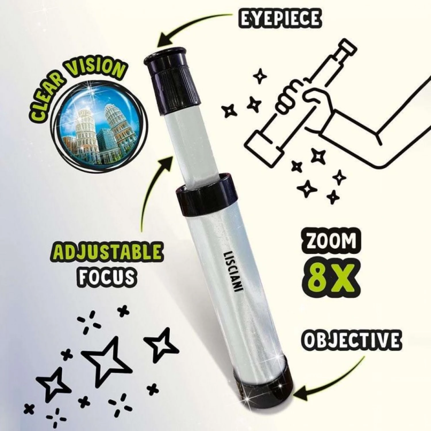 MALI GENIJE MICRO TELESCOPE 8X ZOOM