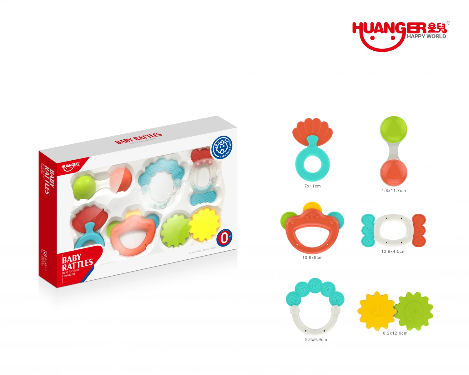 Glodalice zvecke set HE0151