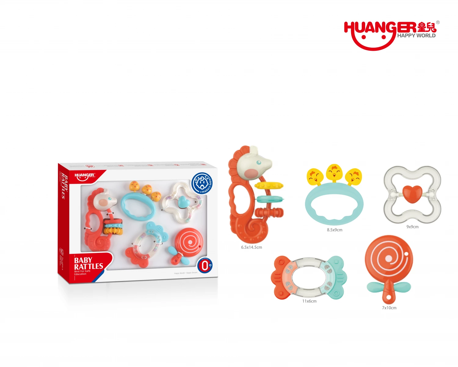 Glodalice zvecke set HE0133