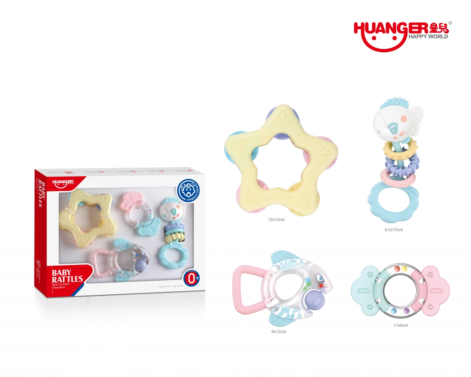 Glodalice zvecke set HE0126