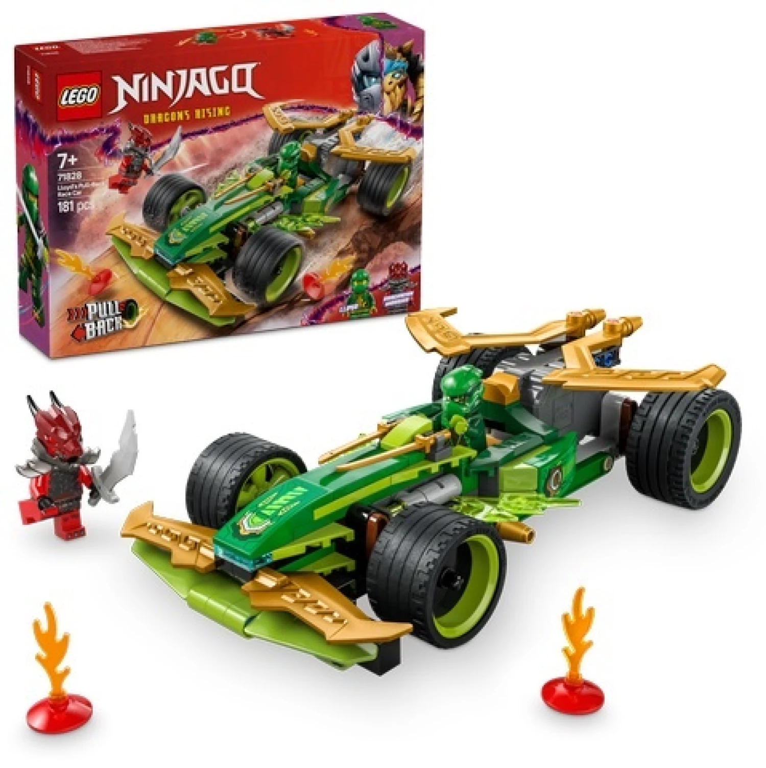 LEGO NINJAGO LLOYDS PULL BACK RACE CAR