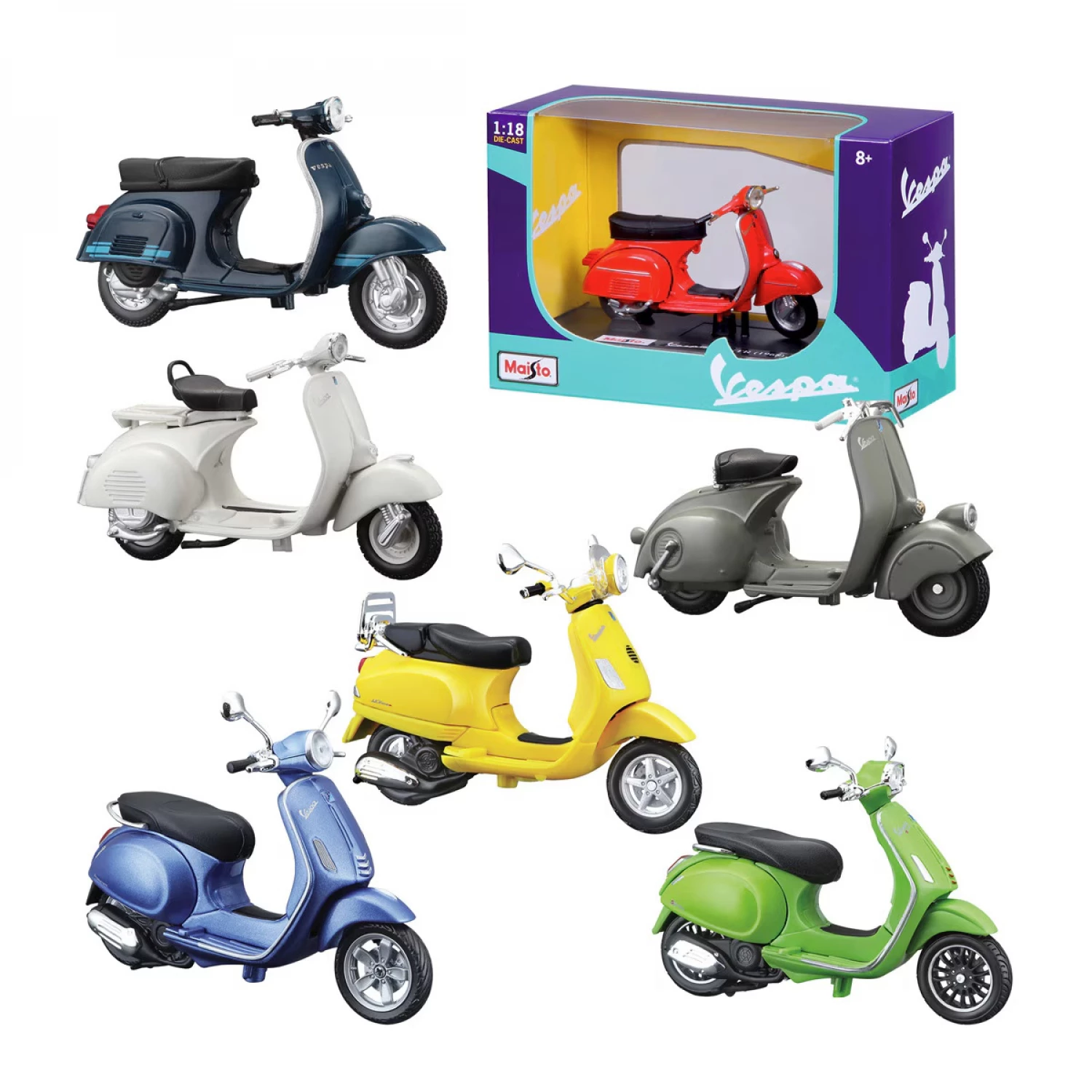 MAISTO MOTOR VESPA 1:18