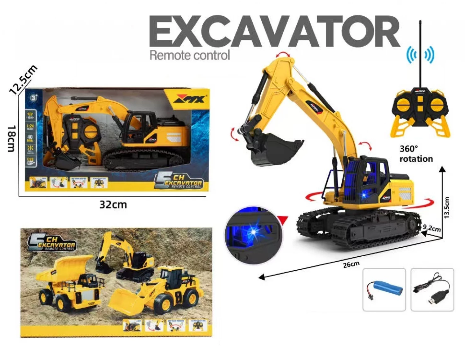 Bager R/C 1:24 40HZ 5CH Z6809A
