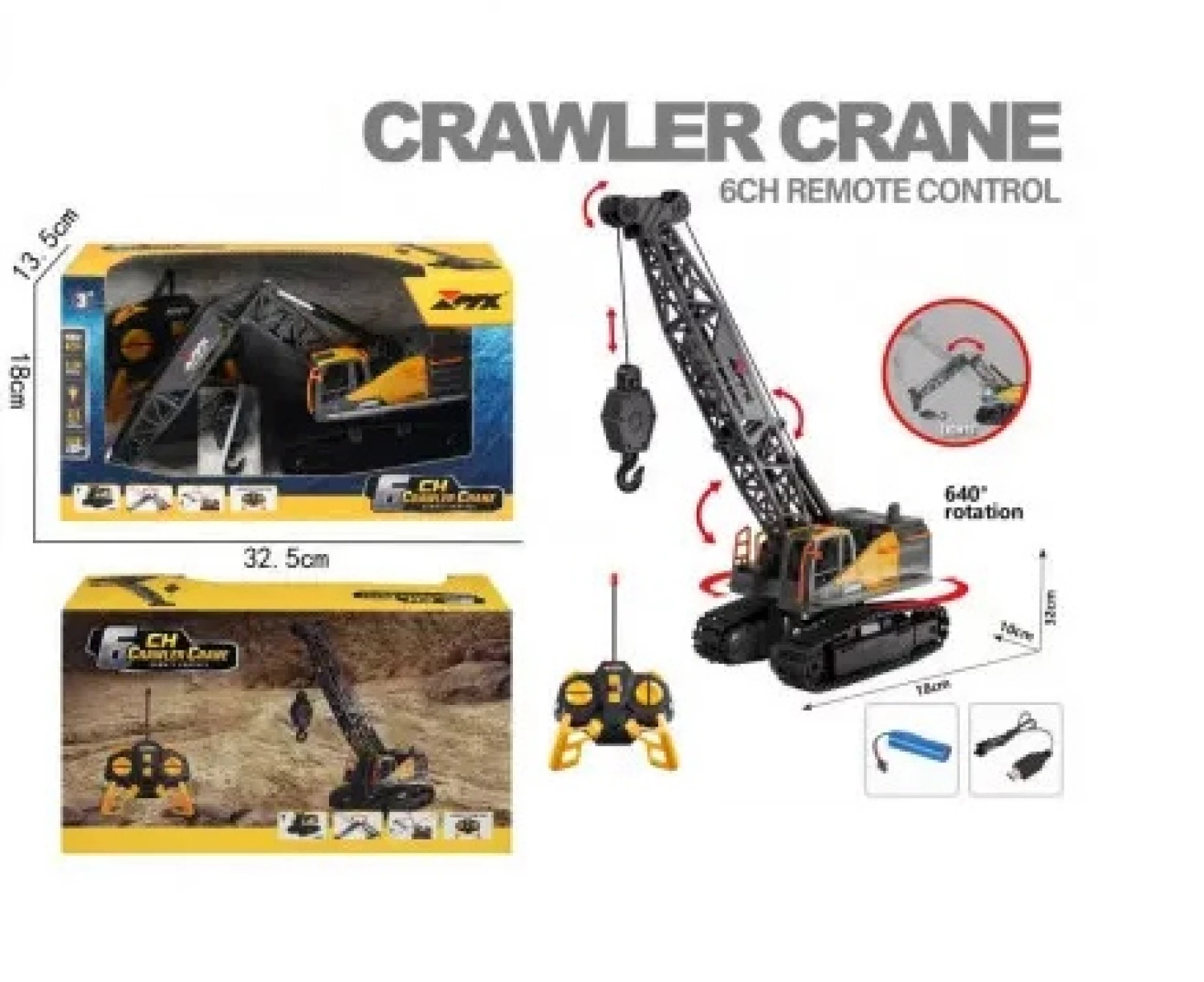 Dizalica sa Kranom R/C 1:24 40HZ 6CH Z6824A