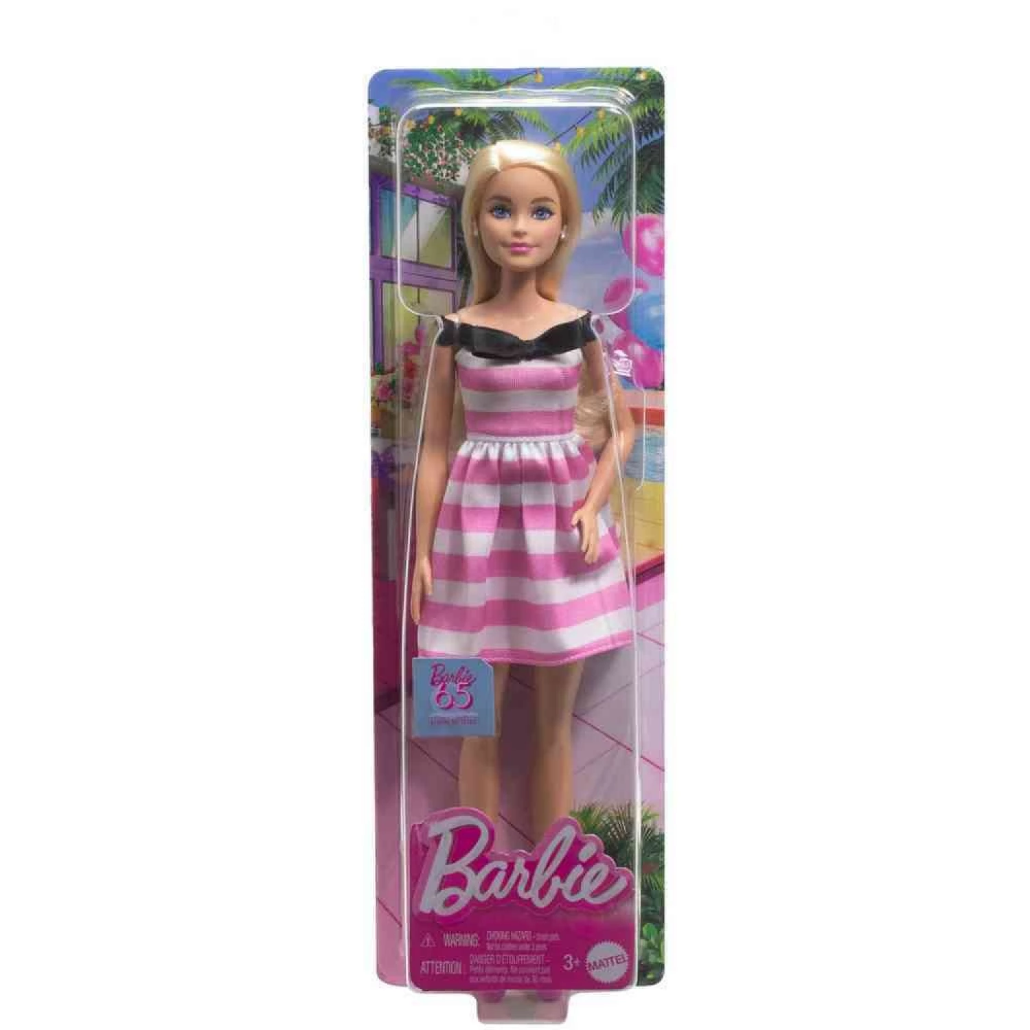 BARBIE LUTKA 65TH ANNIVERSARY PINK