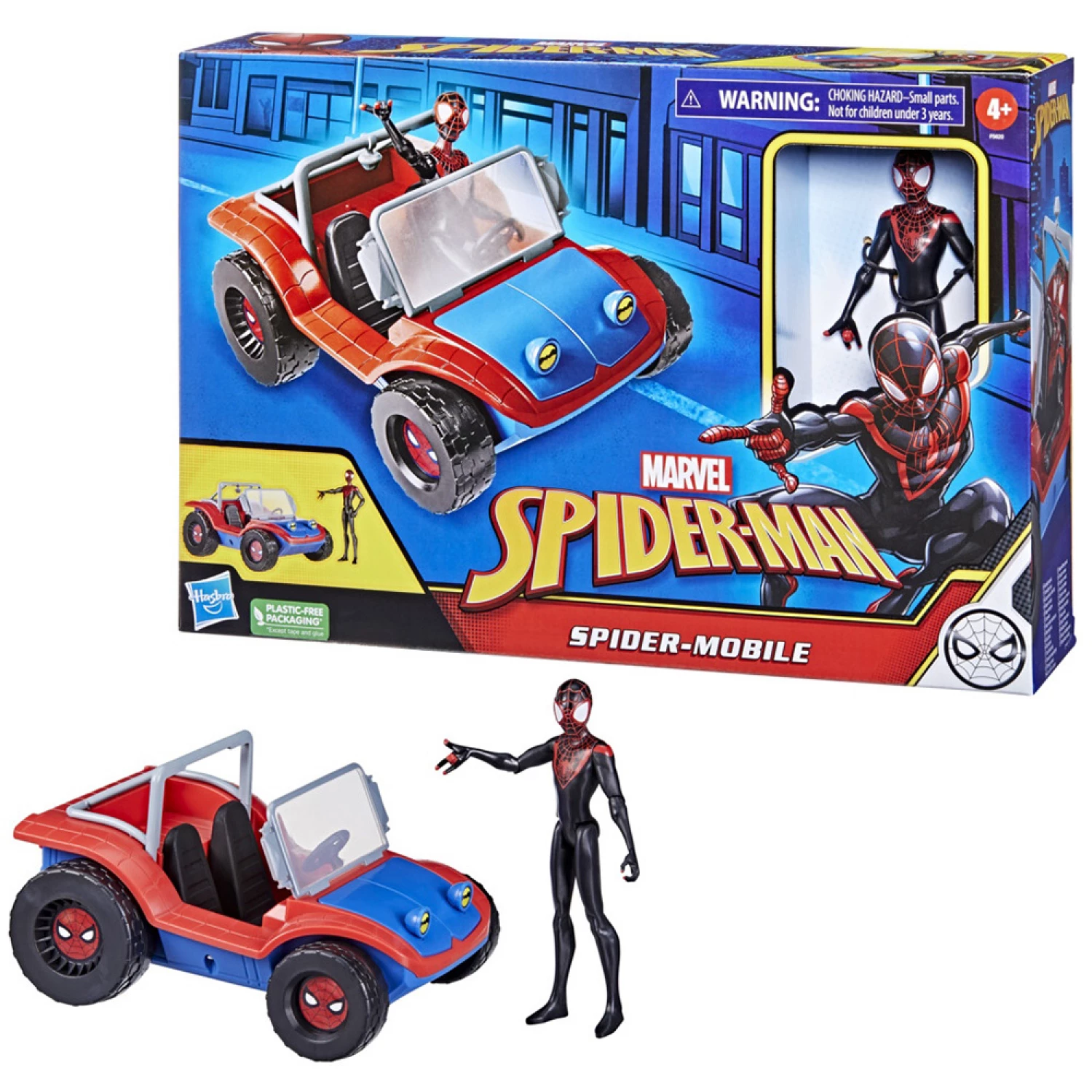 SPIDERMAN SET SPIDER MOBIL I FIGURA 15CM