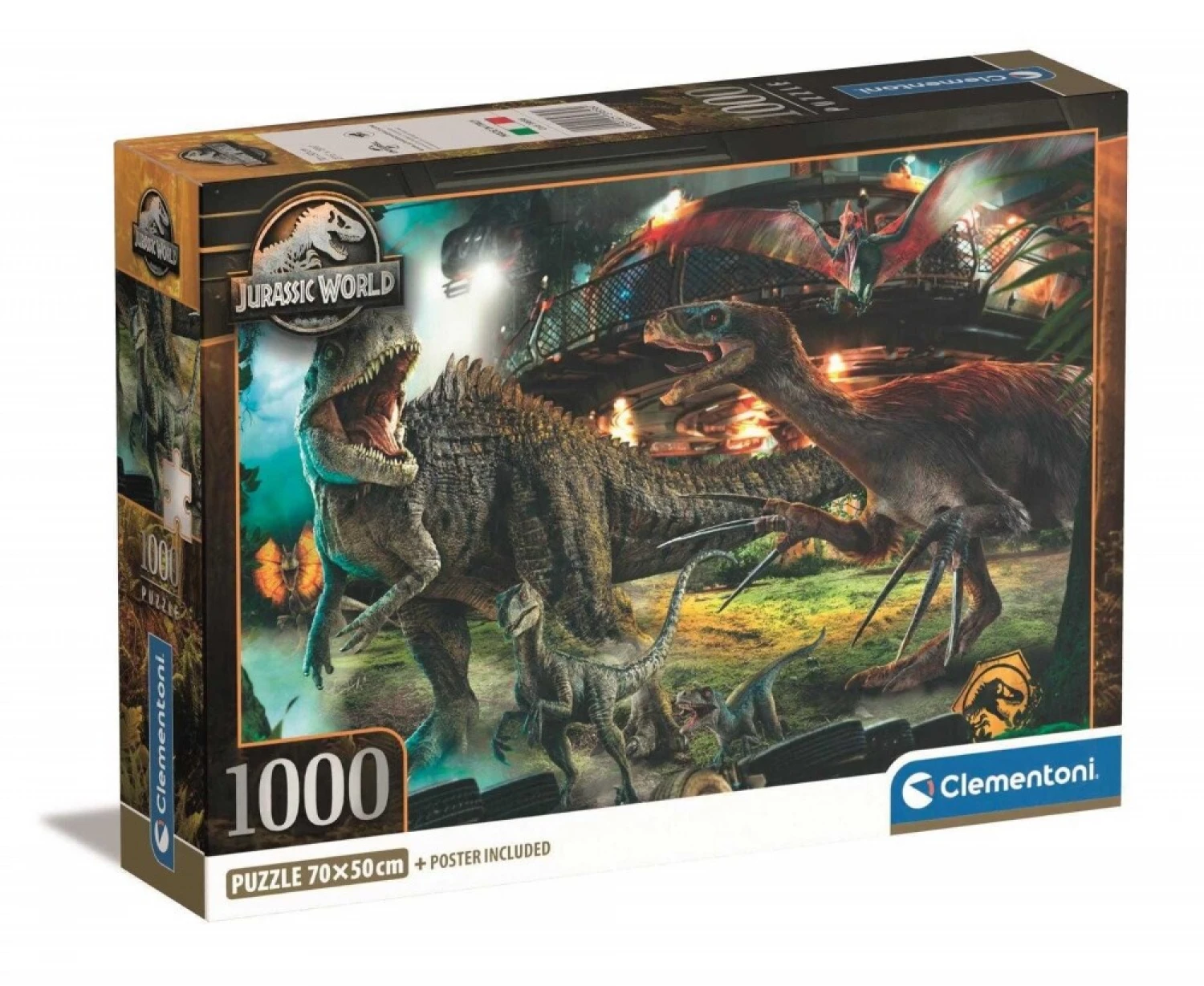 Clementoni Slagalica Puzzle 1000pcs Jurassic World 39856