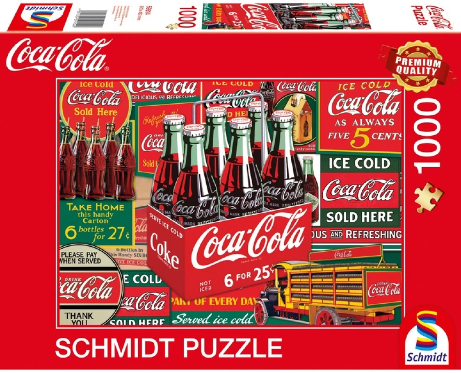 SCHMIDT SLAGALICA PUZZLE 1000PCS COCA COLA
