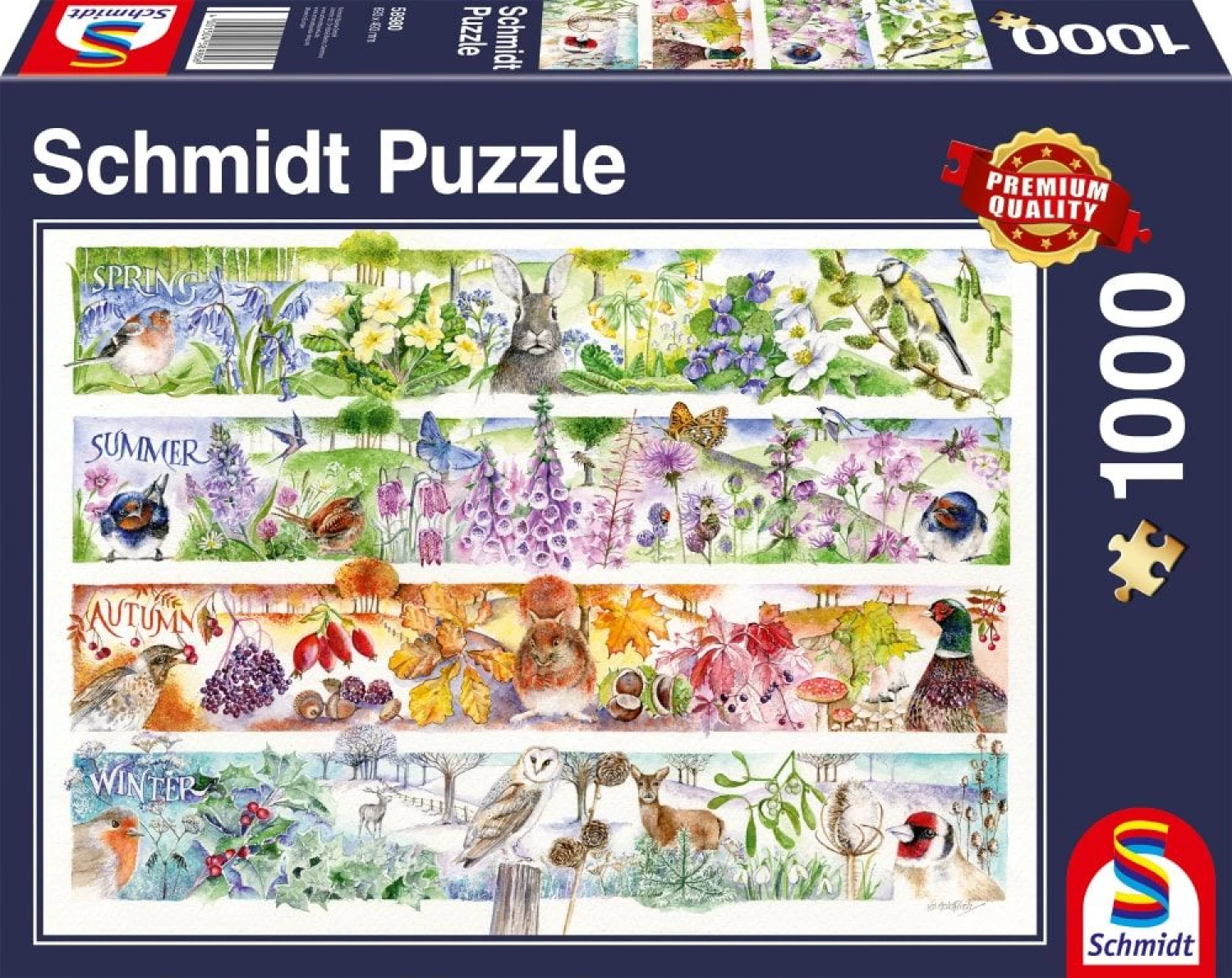 SCHMIDT SLAGALICA PUZZLE 1000PCS 58980