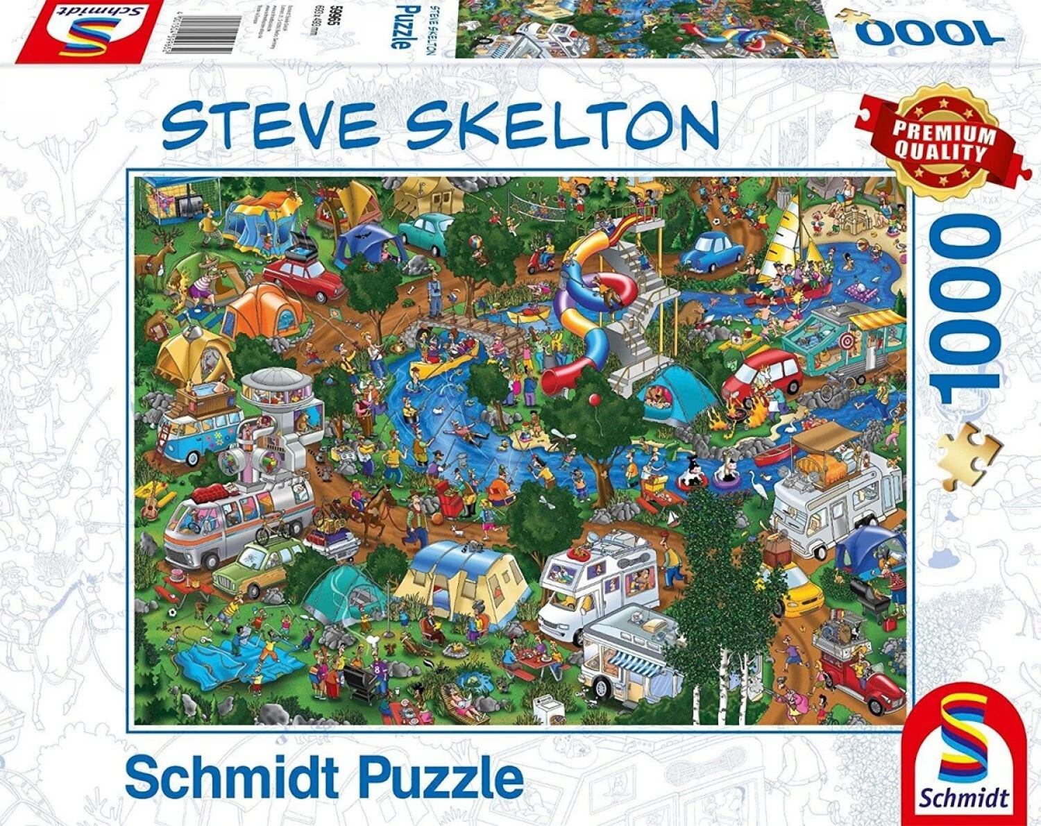 SCHMIDT SLAGALICA PUZZLE 1000PCS STEVE SKELTON 59965