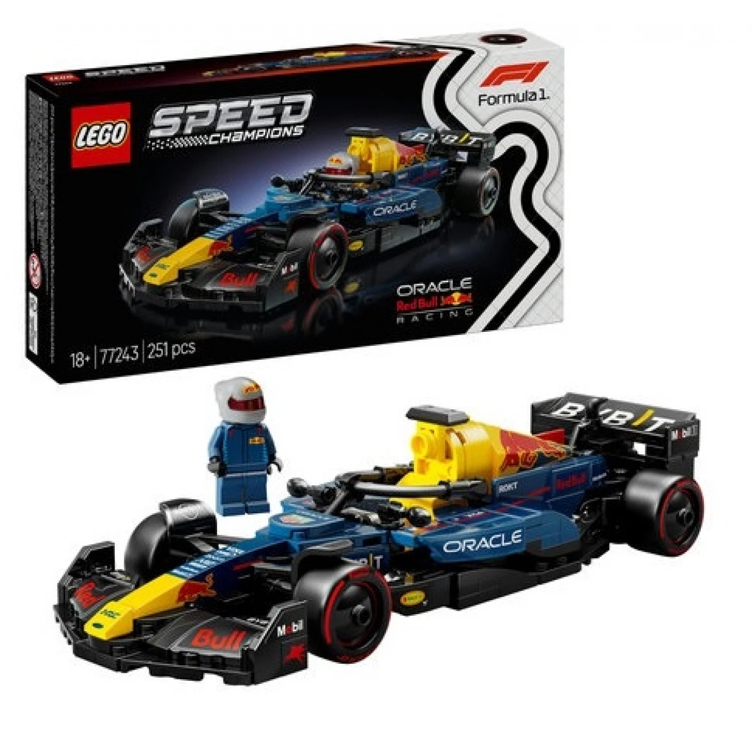 LEGO SPEED CHAMPIONS ORACLE RED BULL RACING RB20 F1 RACE CAR