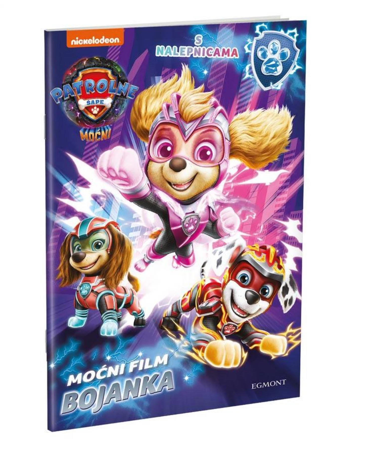 PAW PATROL Mocni film bojanka sa nalepnicama