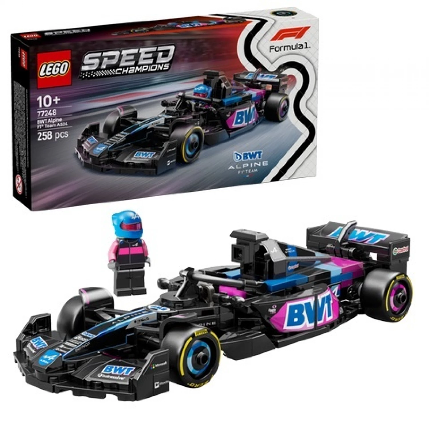 LEGO SPEED CHAMPIONS BWT ALPINE F1 TEAM A524 RACE CAR