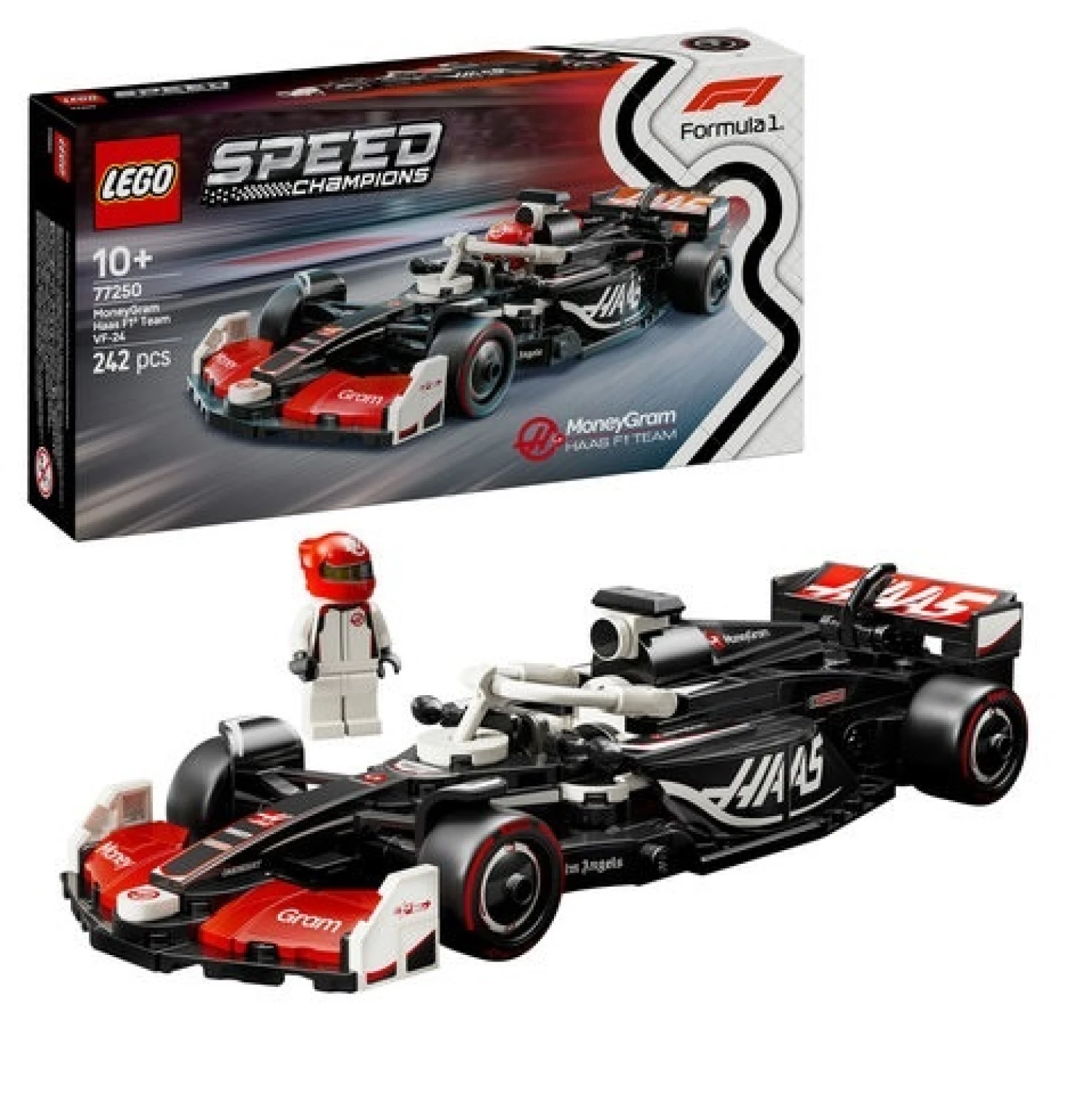 LEGO SPEED CHAMPIONS MONEYGRAM HAAS F1 TEAM VF-24 RACE CAR