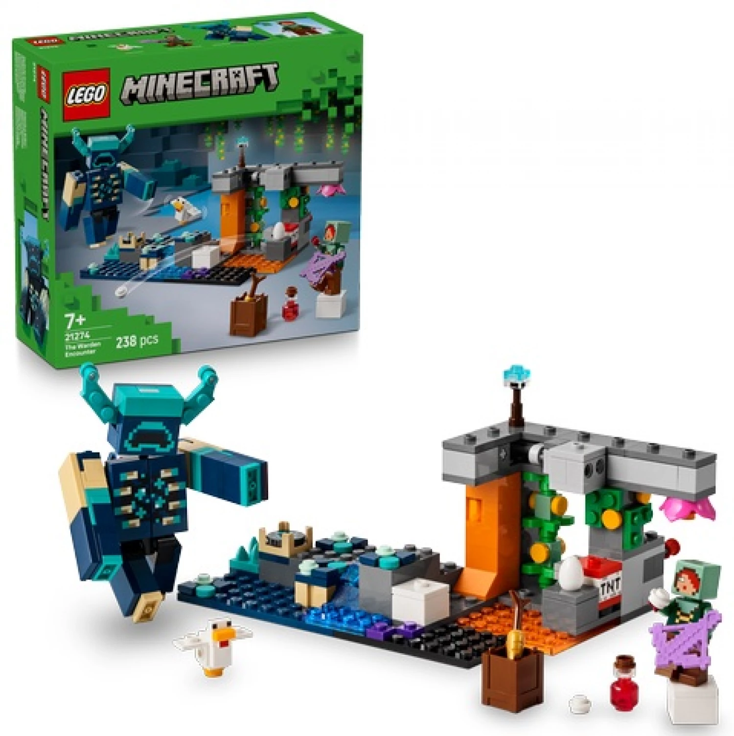 LEGO MINECRAFT THE WARDEN ENCOUNTER