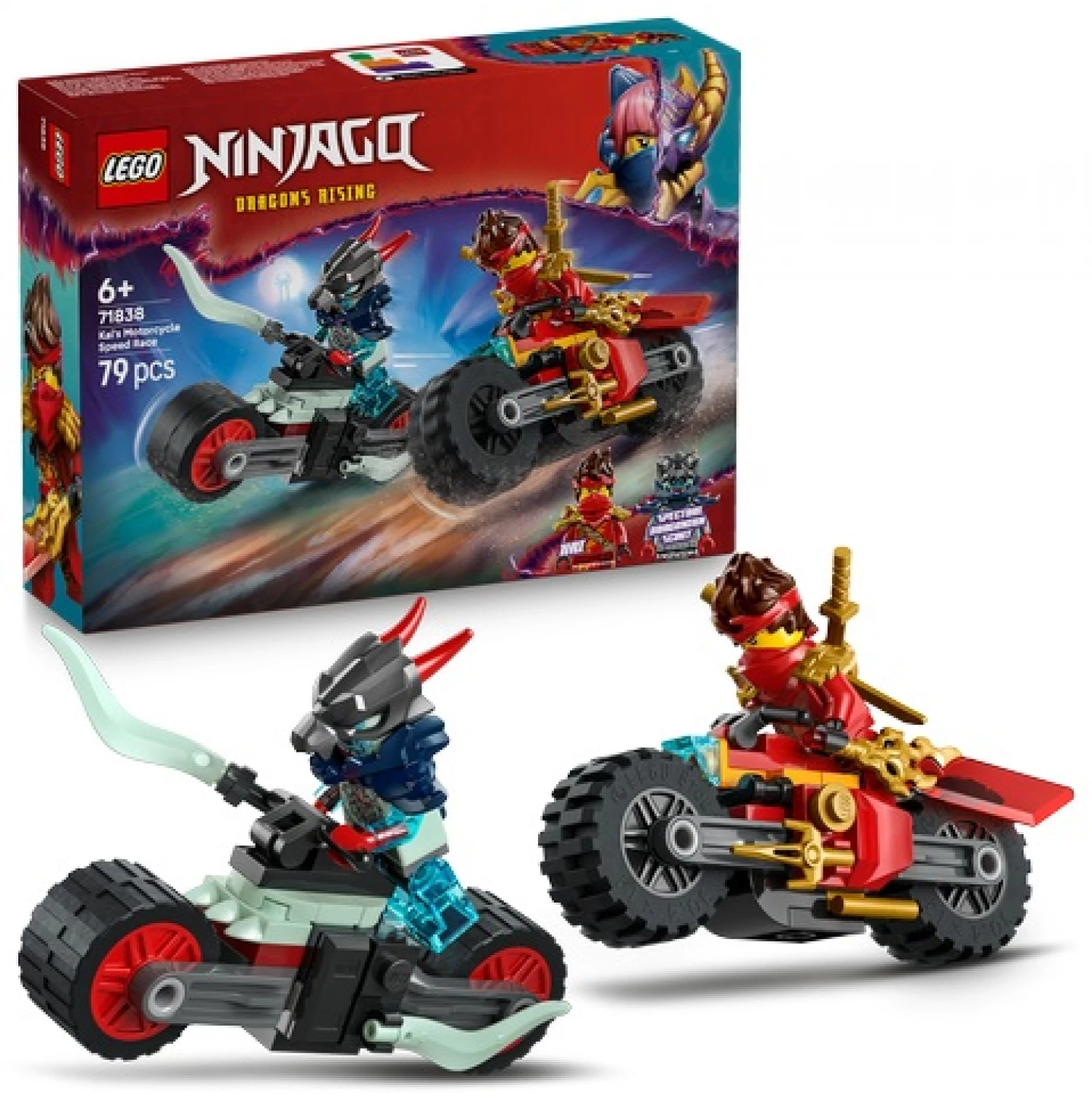 LEGO NINJAGO KAIS MOTORCYCLE SPEED RACE