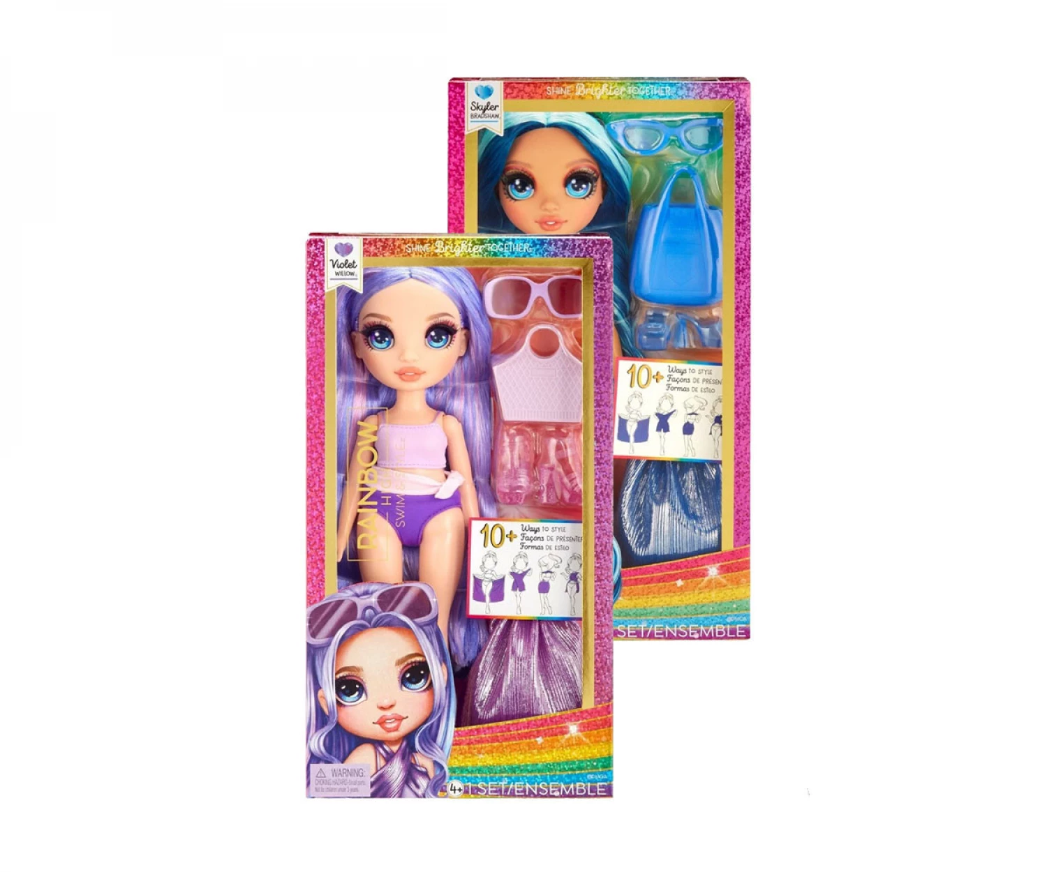 RAINBOW HIGH SWIM AND STYLE DOLLS