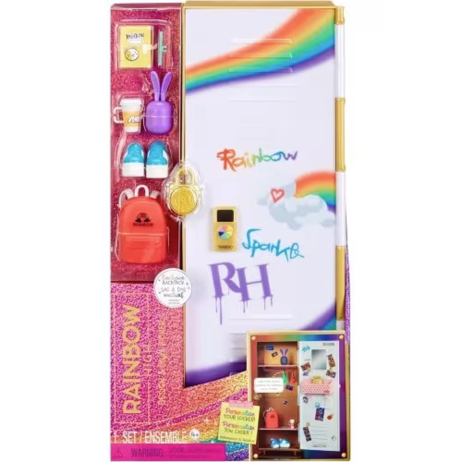 RAINBOW HIGH SWIM LOCKER PLAYSET