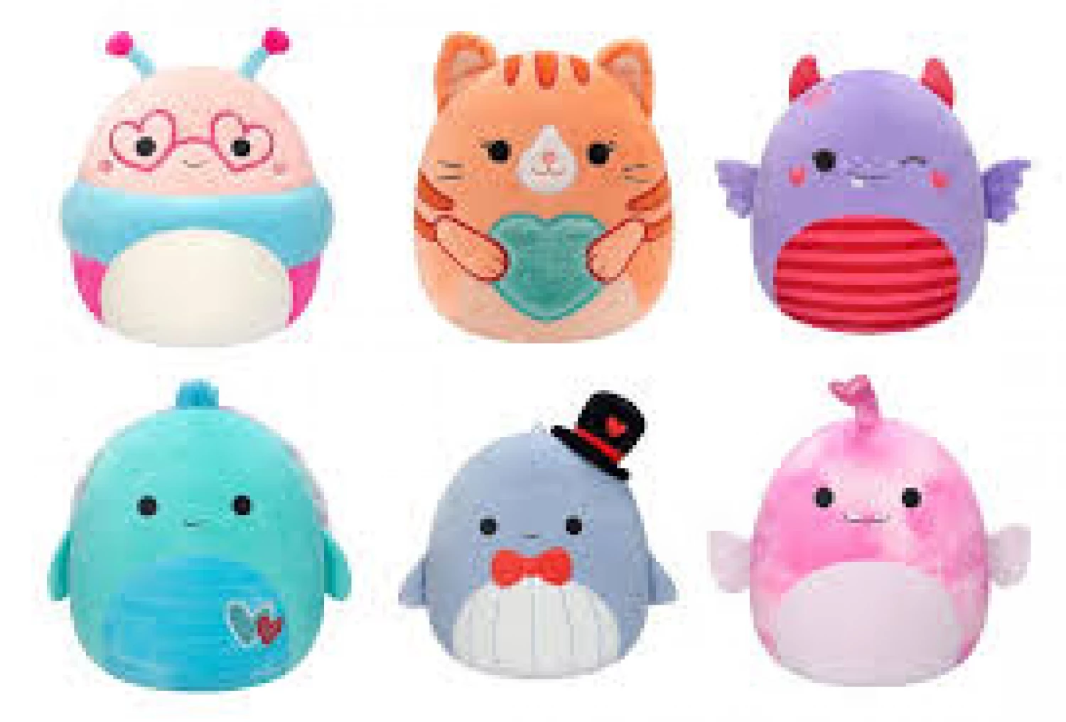 SQUISHMALLOWS 20CM PLISANI LJUBIMAC  ASST 1 KOM