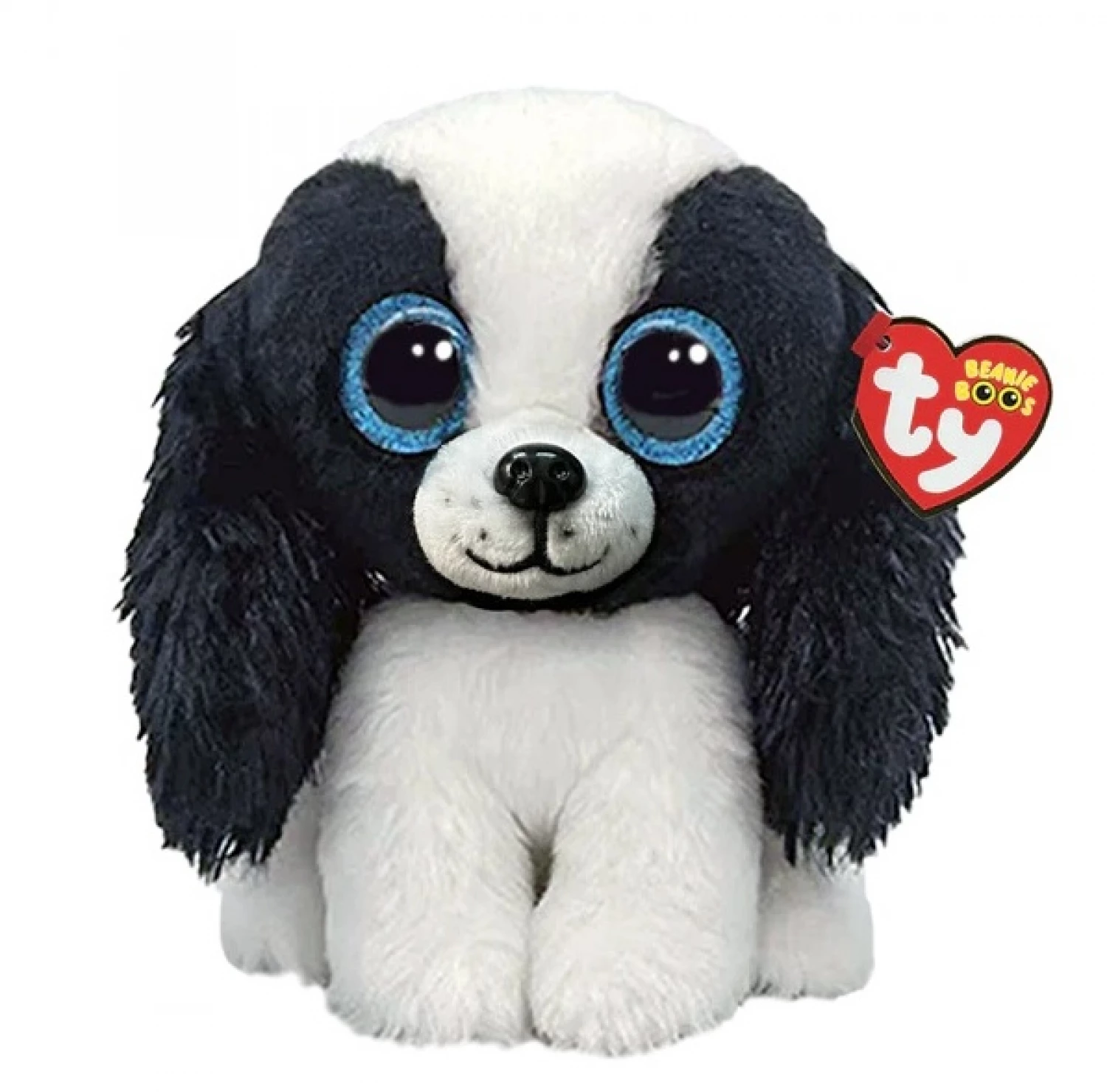 Plisana igracka TY Beanie Boos SISSY Black White