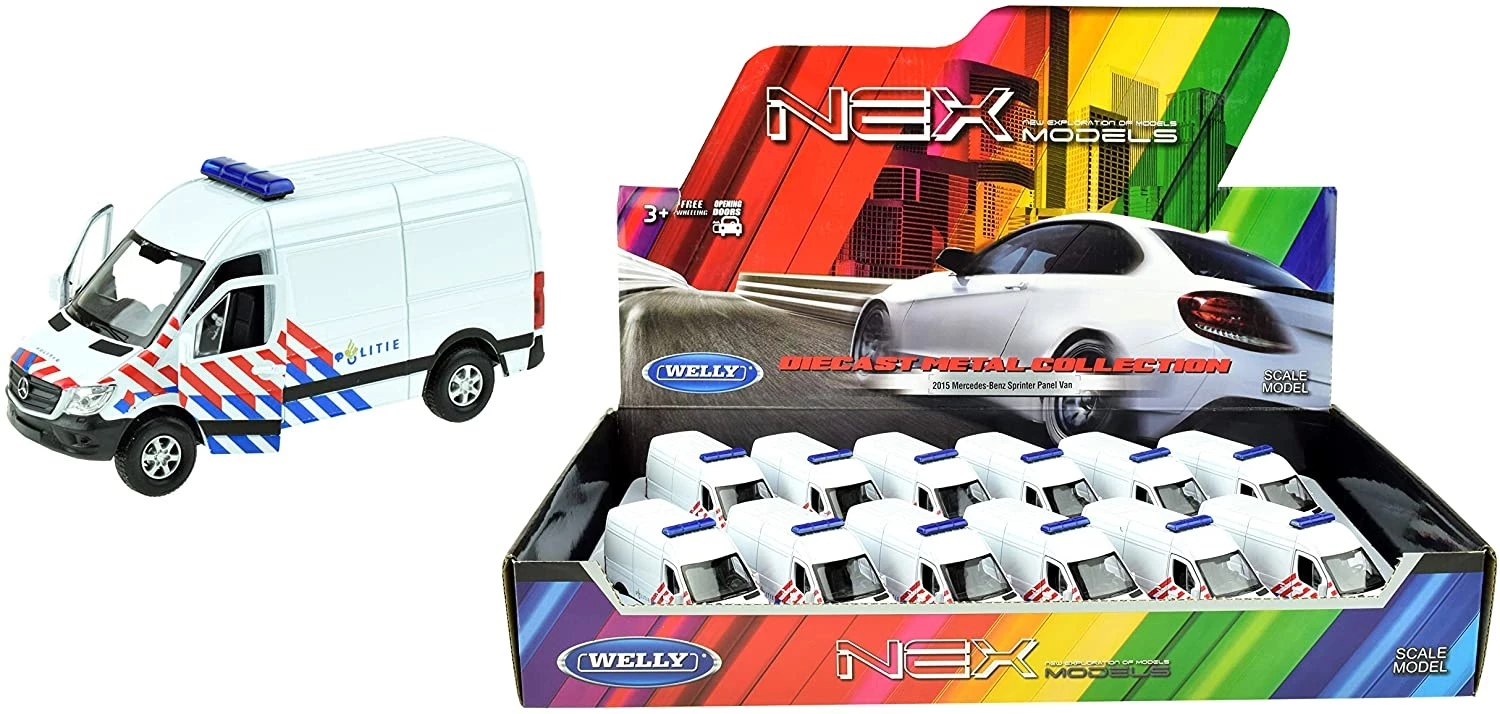 Welly Metalni kombi Mercedes Sprinter Police 21662Z