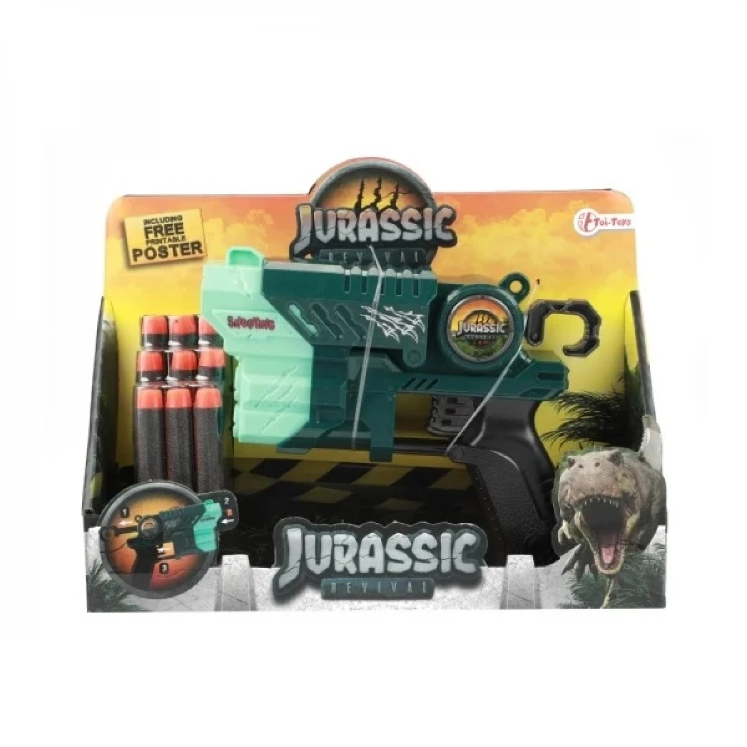 Jurassic Revivial pistolj Dino sundjeraste strelice 32850A