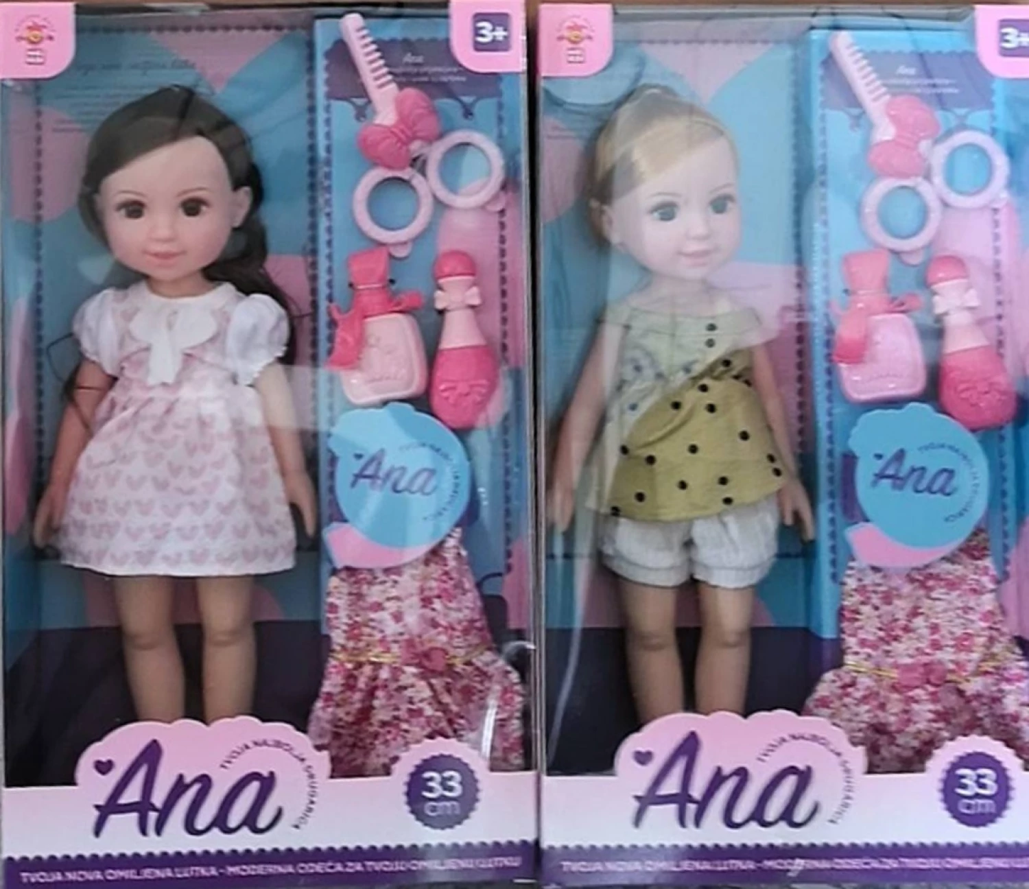 Lutka Ana SR set sa makazicama I drugim dodacima 2ass