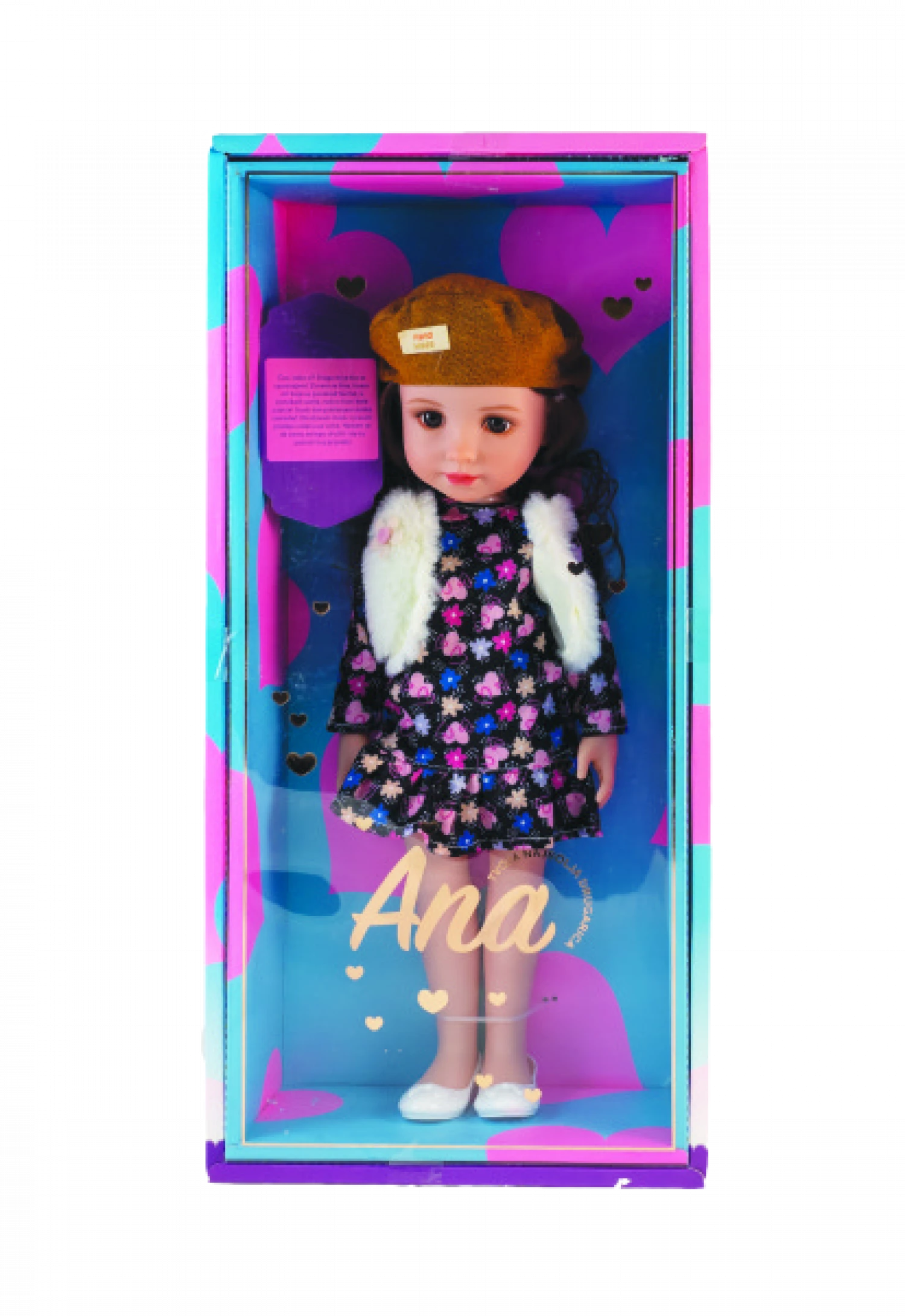 Lutka Ana SR u poklon kutiji sa beretkom i krznom
